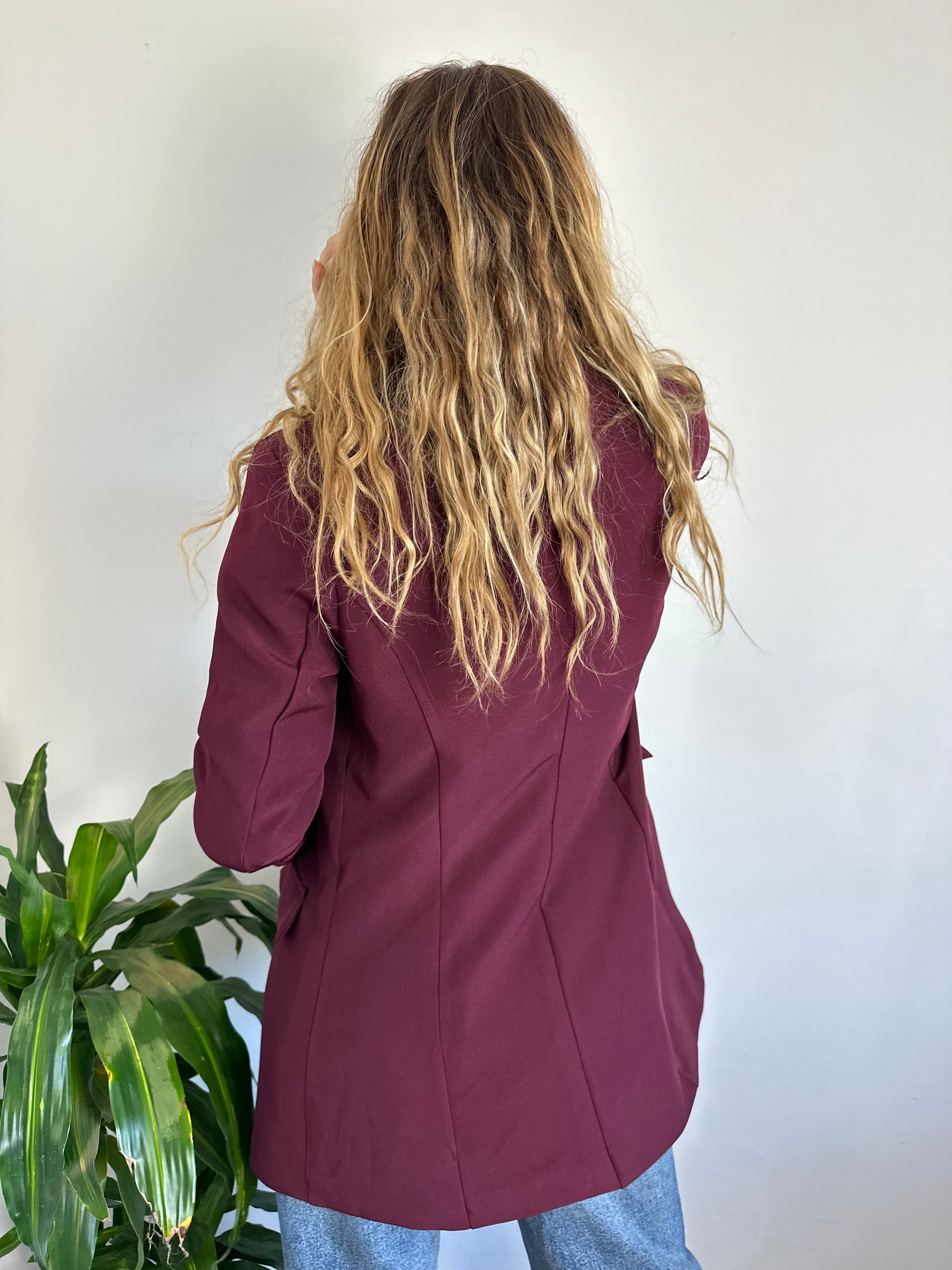 BLAZER BORGOGNA