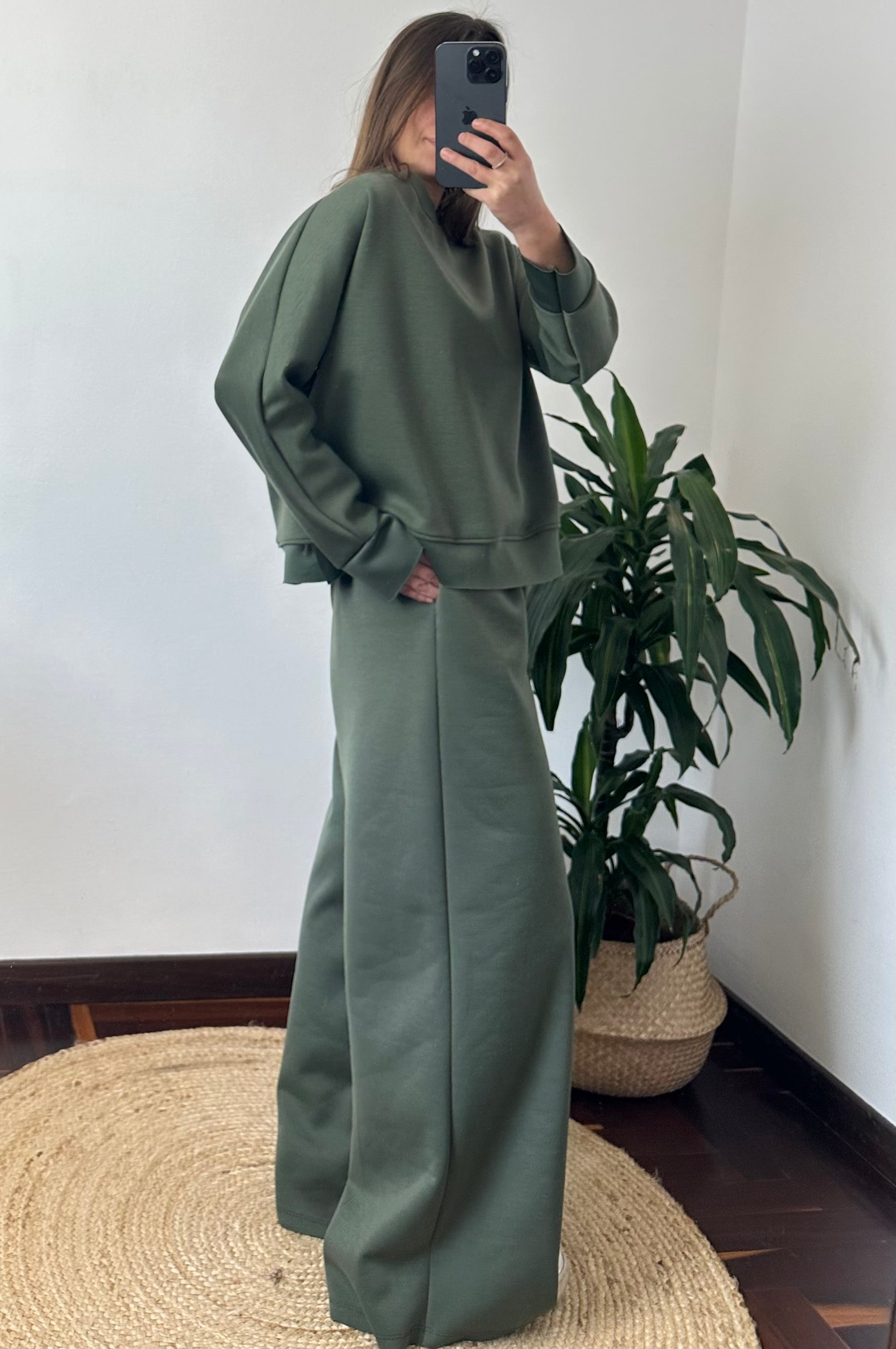 PANTALONE PUNTO MILANO VERDE