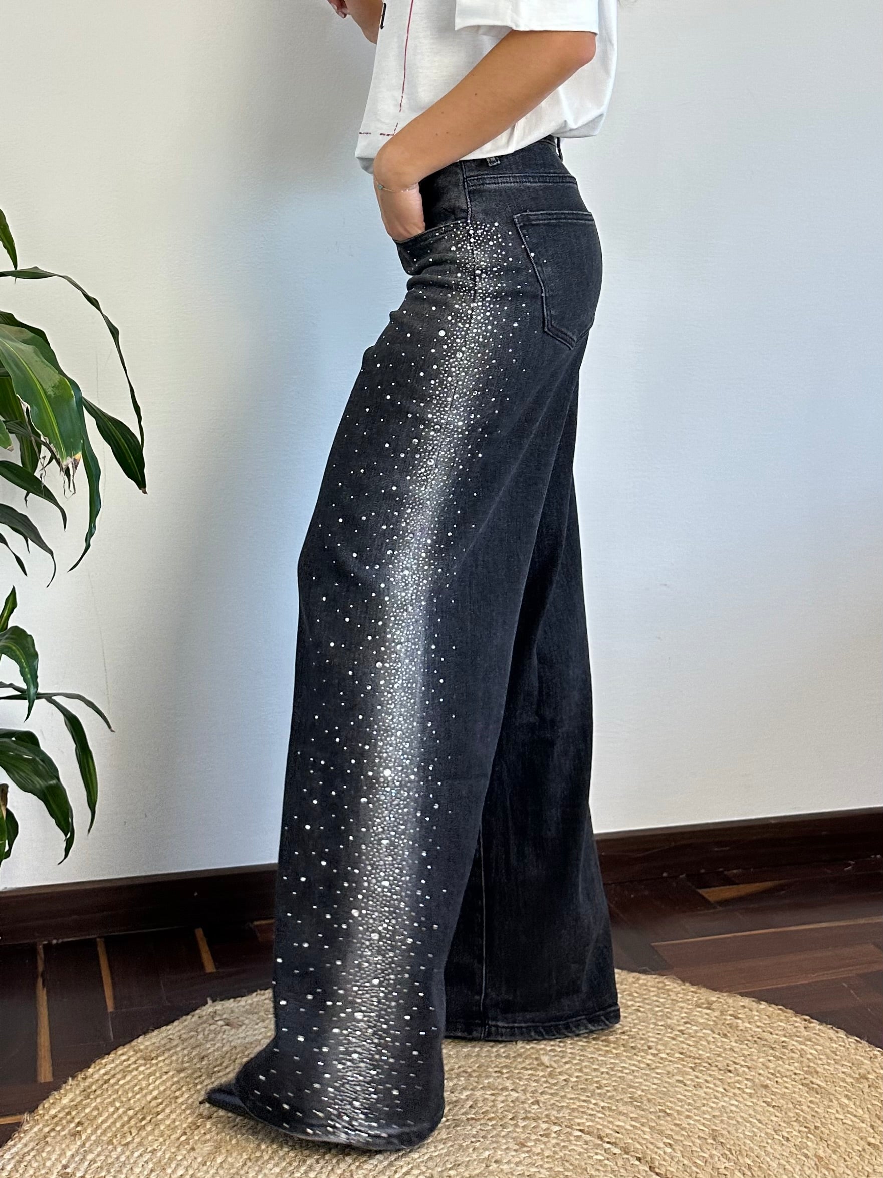 JEANS STRASS