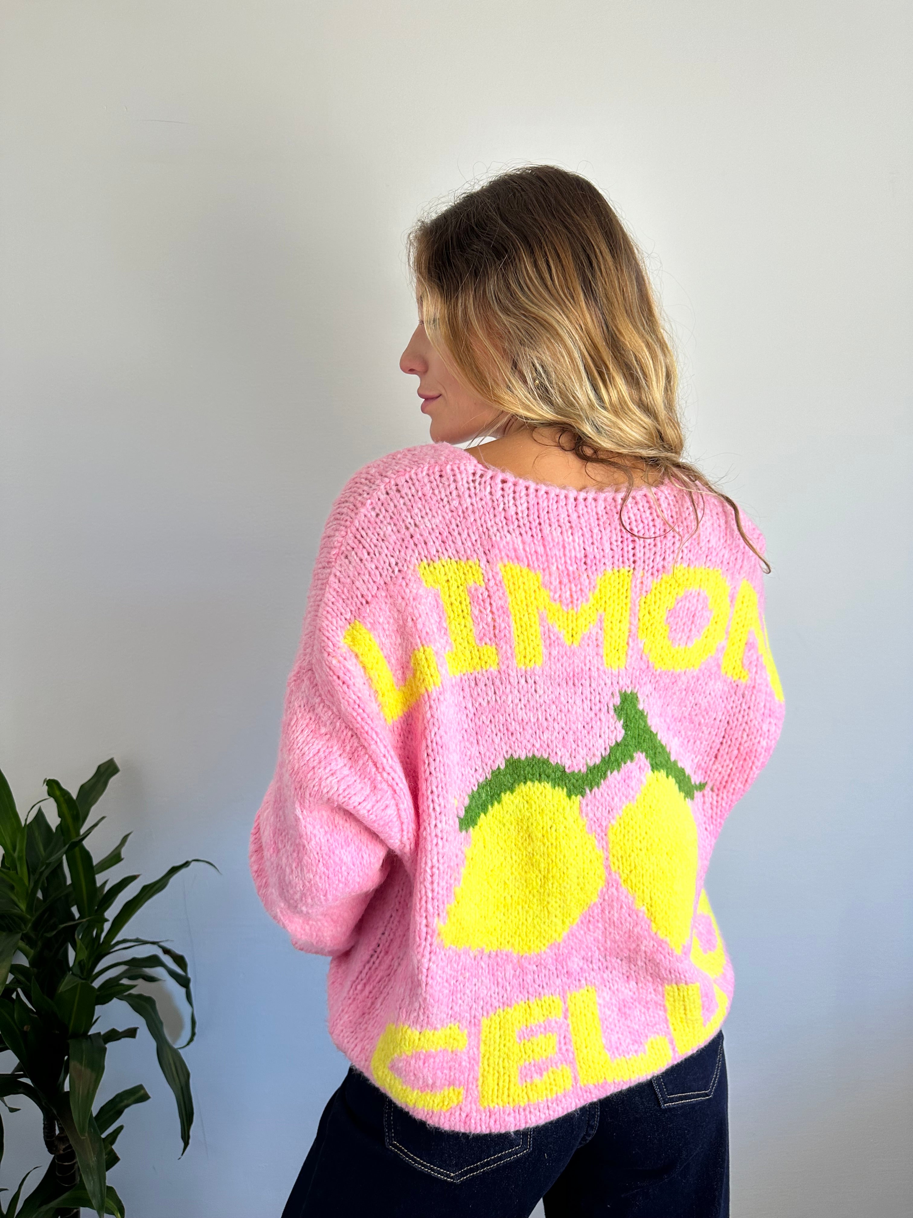 MAGLIONE “ LIMONCELLO “ ROSA