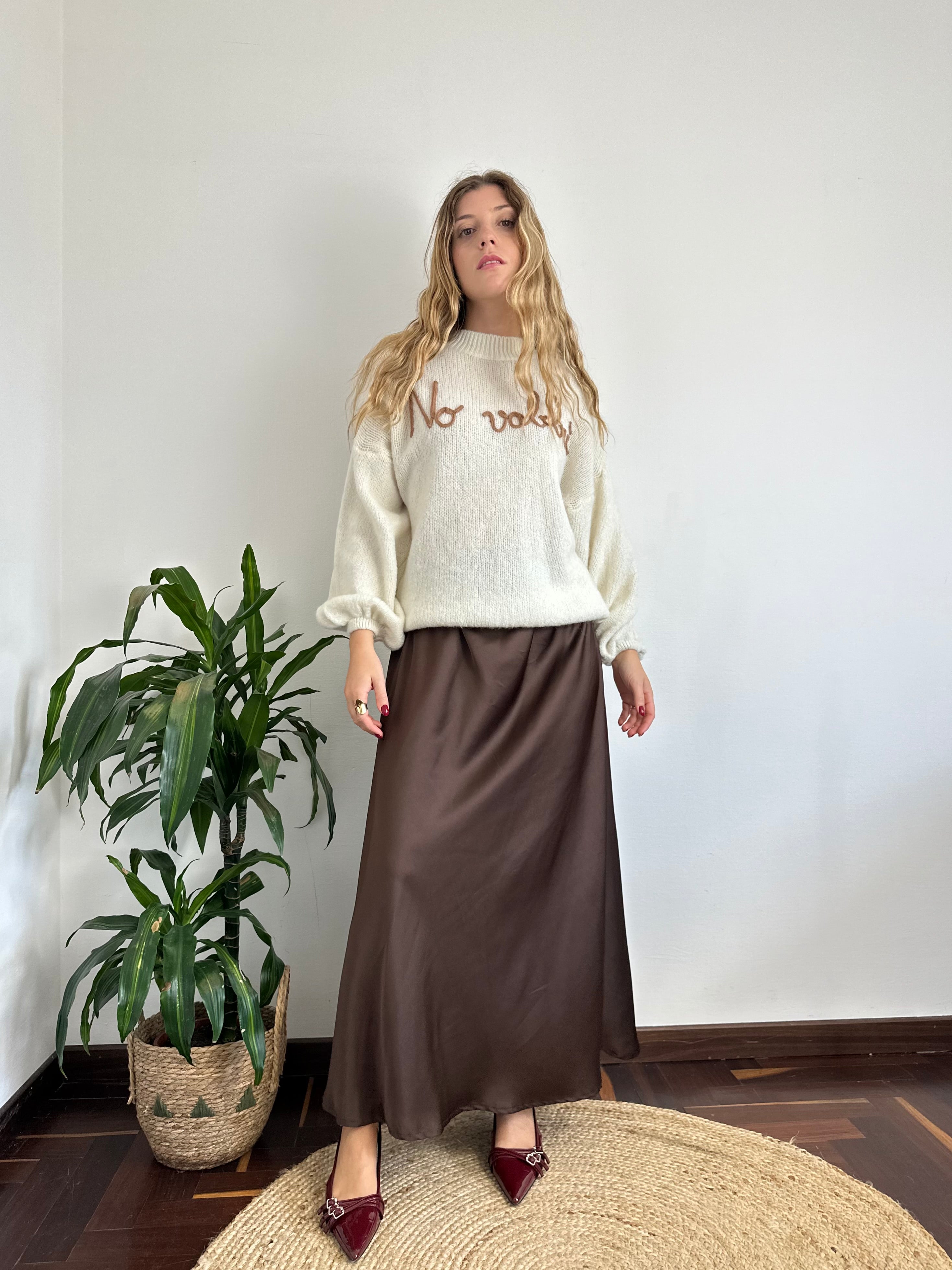 MAGLIONE “ No vabbè “ PANNA