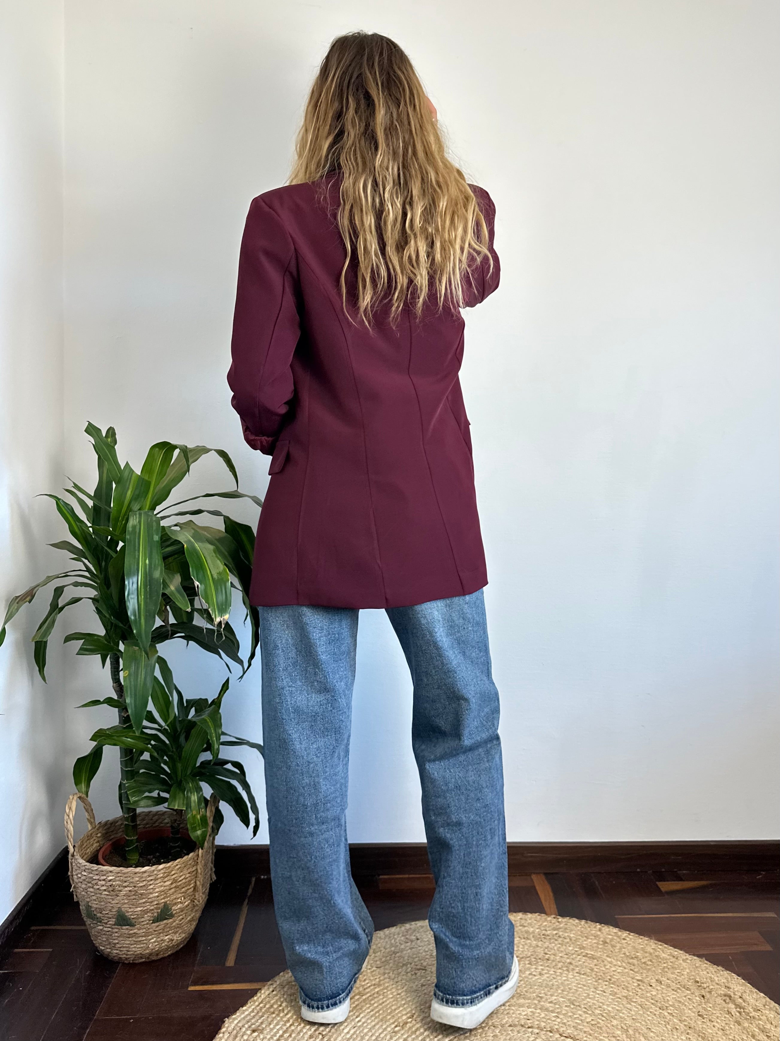 BLAZER BORGOGNA