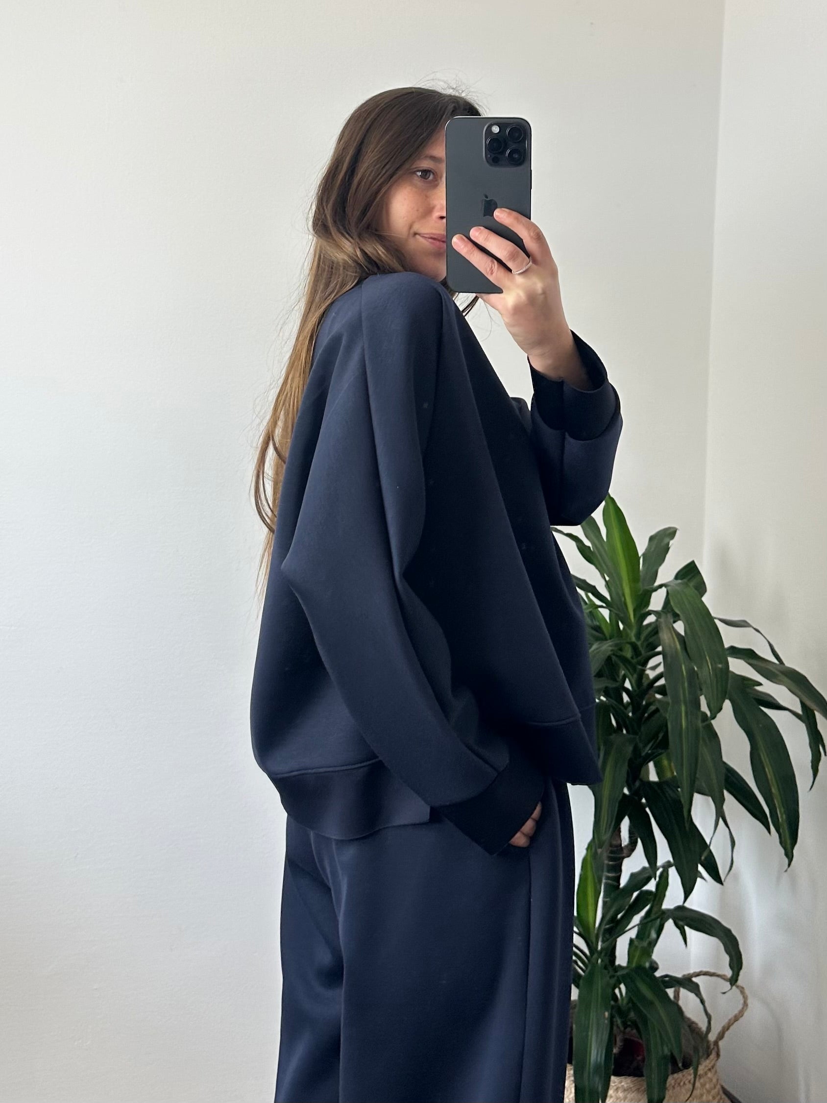 FELPA PUNTO MILANO BLU