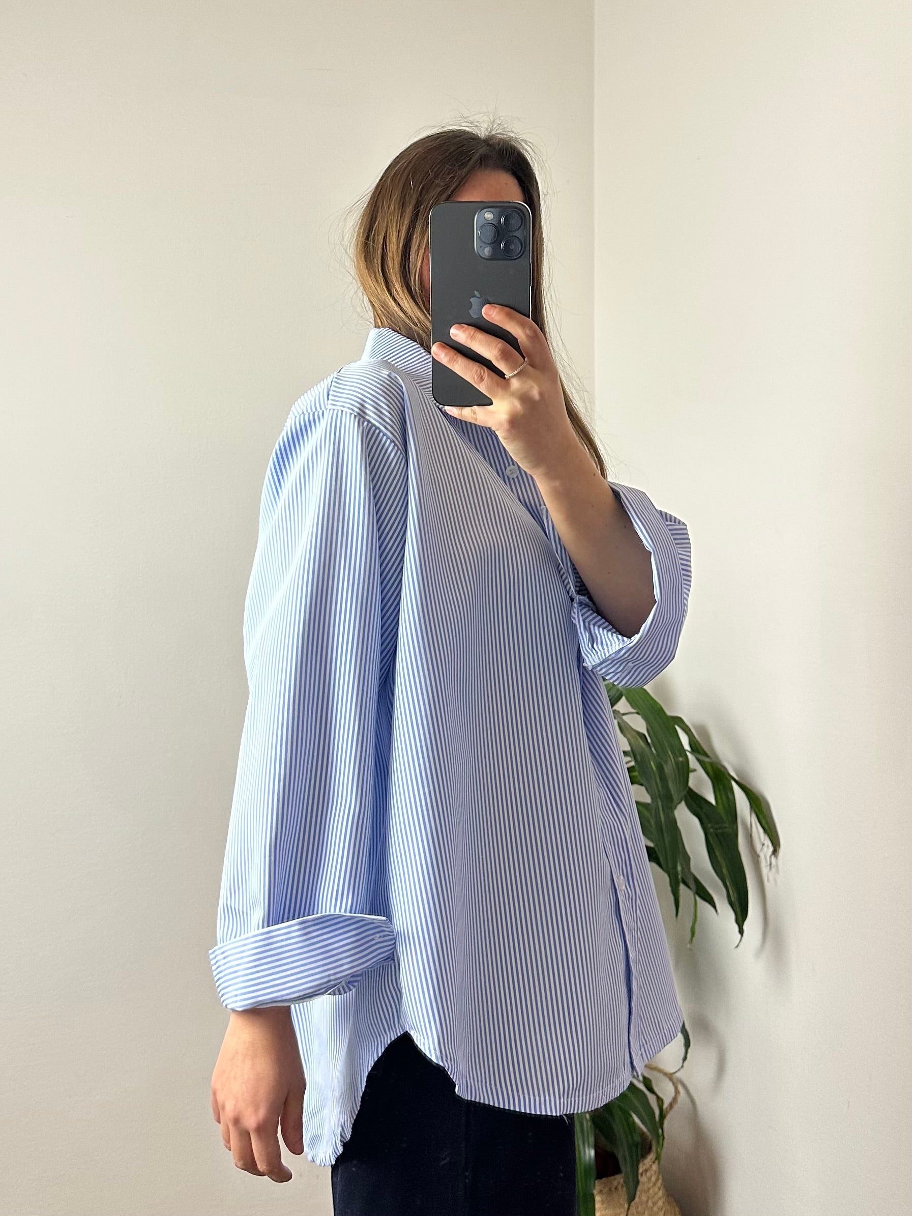 CAMICIA RIGHE “No vabbè “