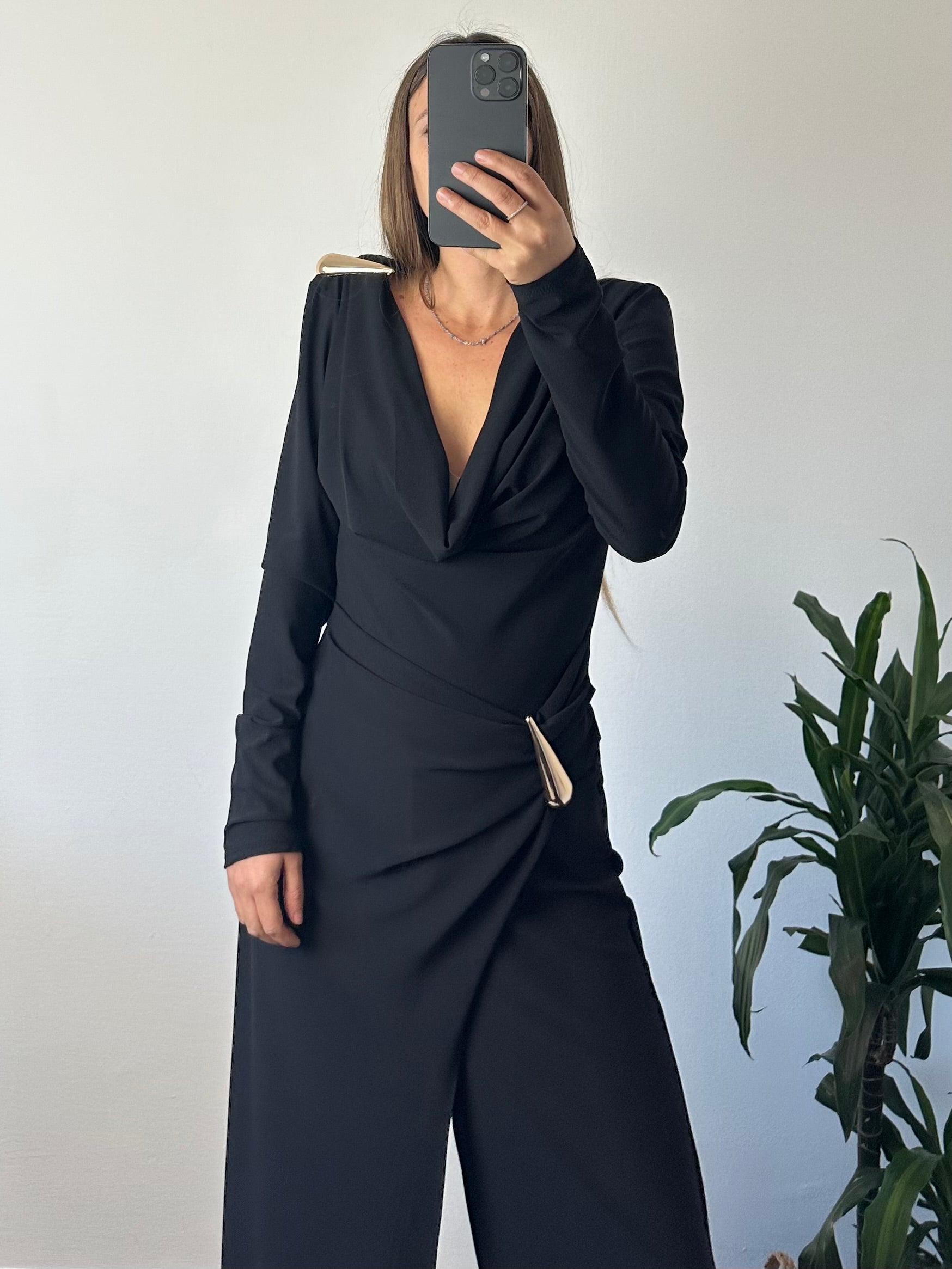 JUMPSUIT-ABITO NERO