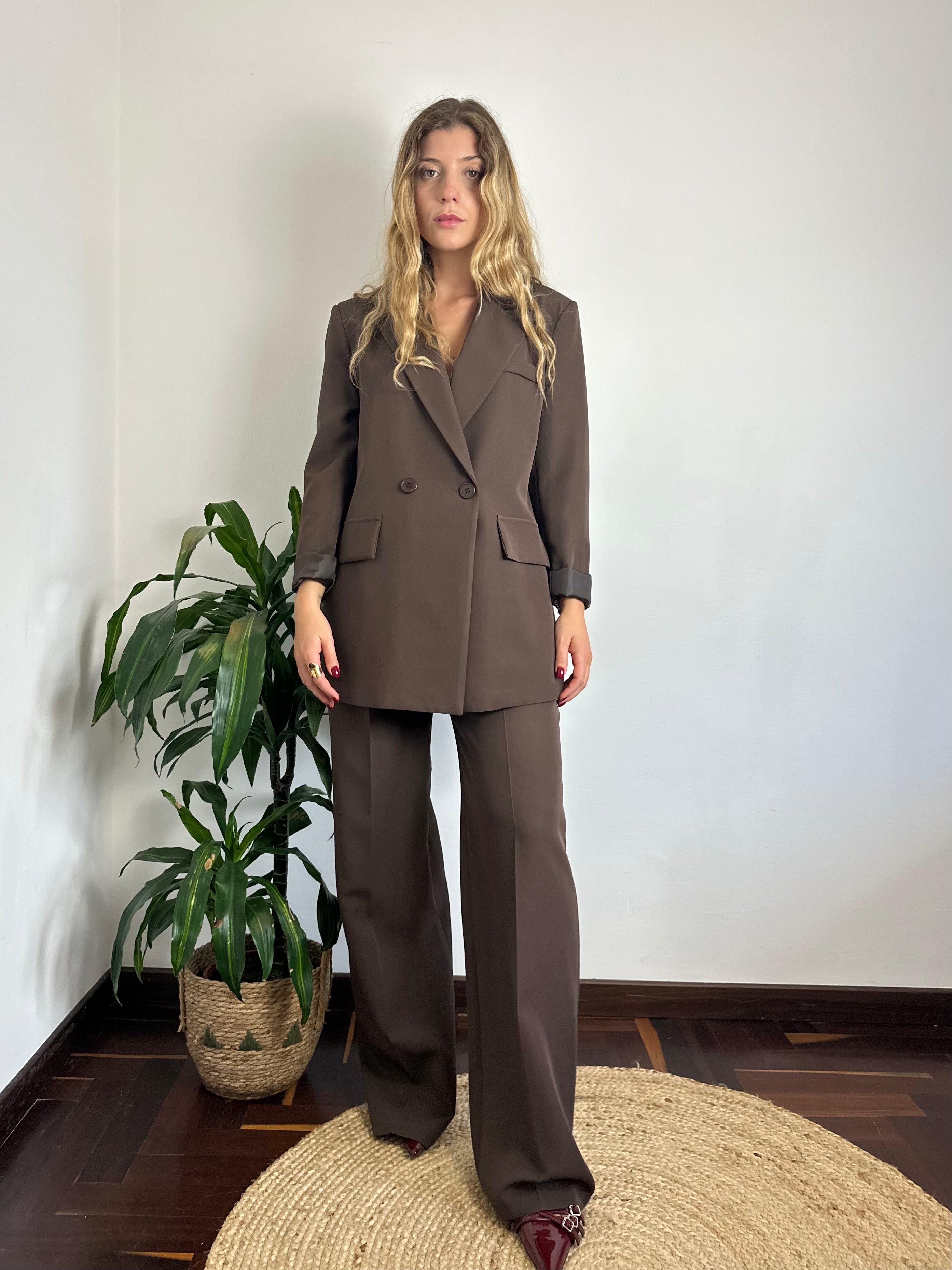 COMPLETO SARTORIALE CIOCCOLATO