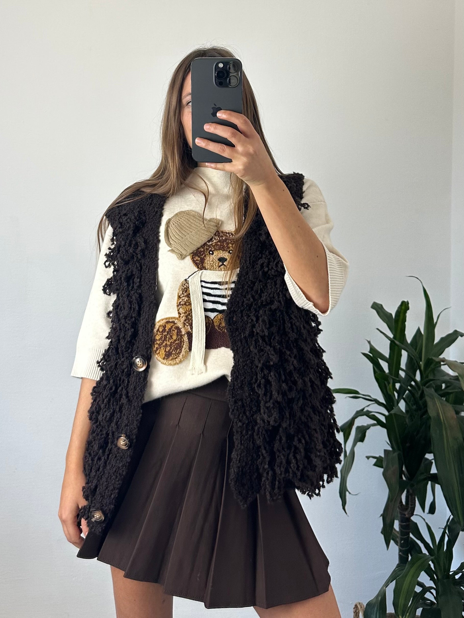 MAGLIONE TEDDY BEIGE