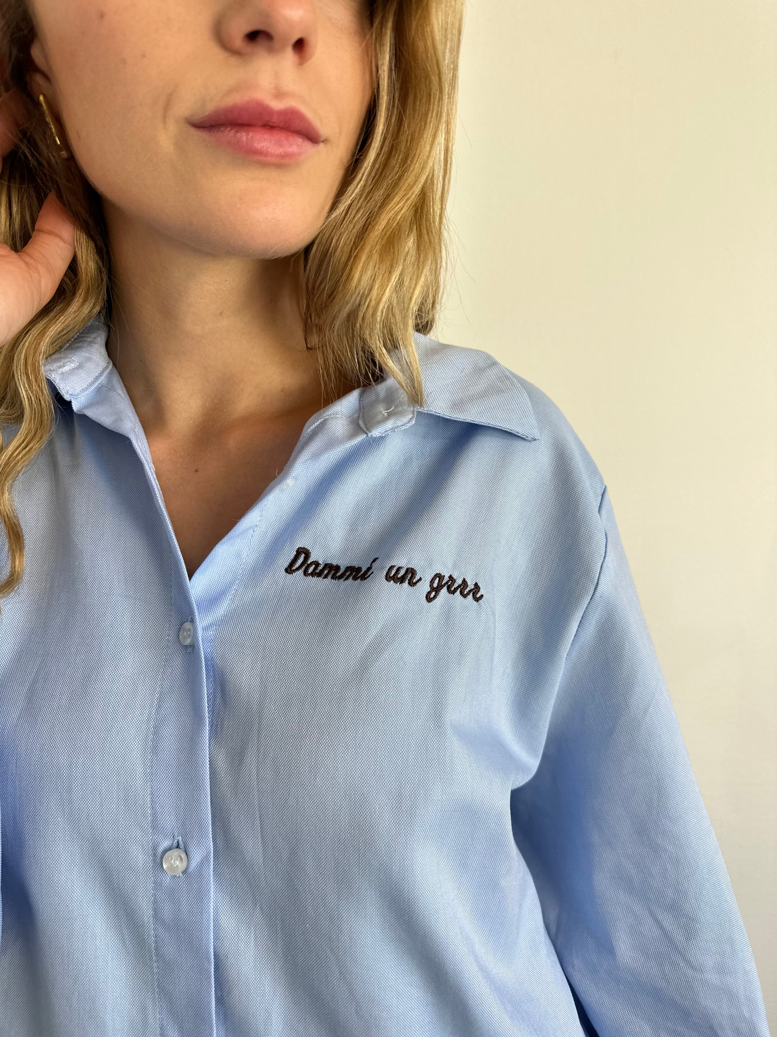 CAMICIA COTONE “dammi un grrr”