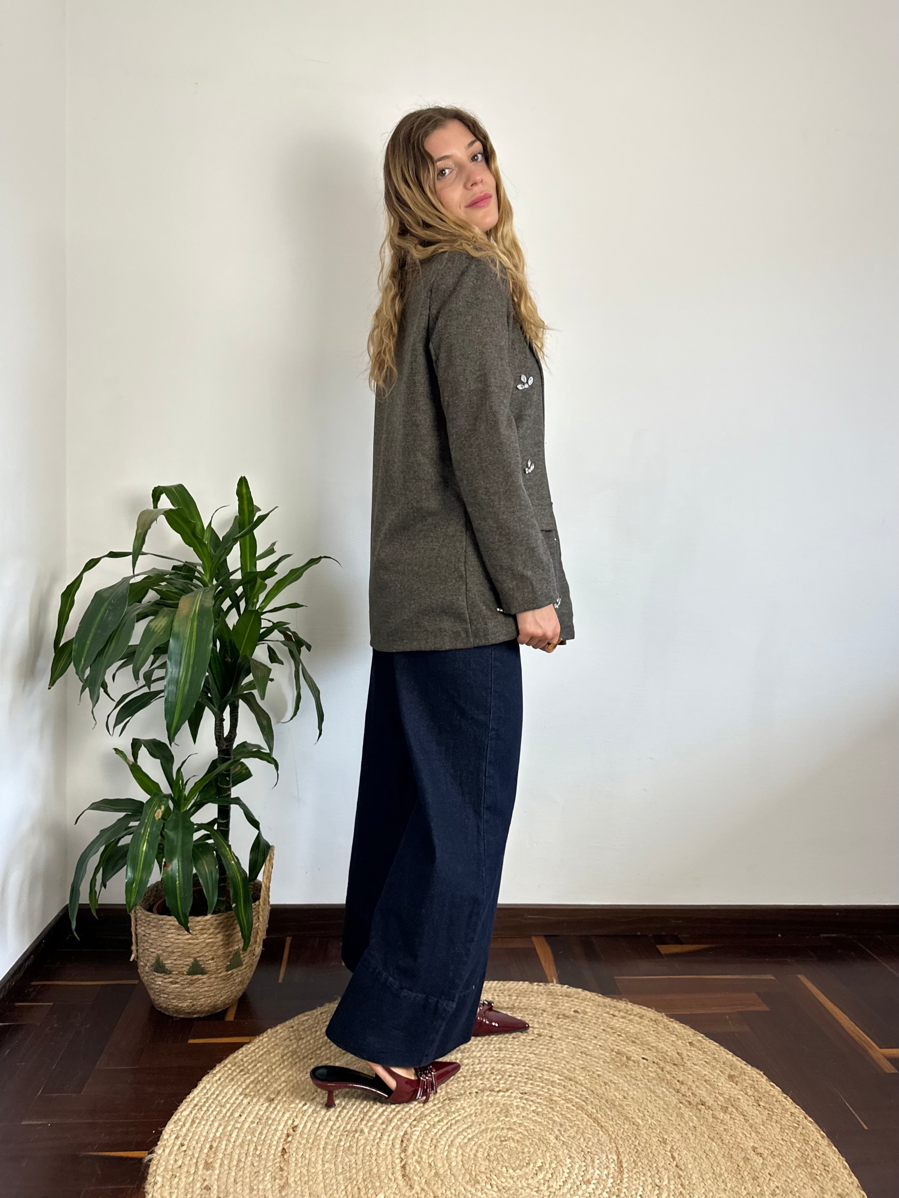 GIACCA SARTORIALE STRASS