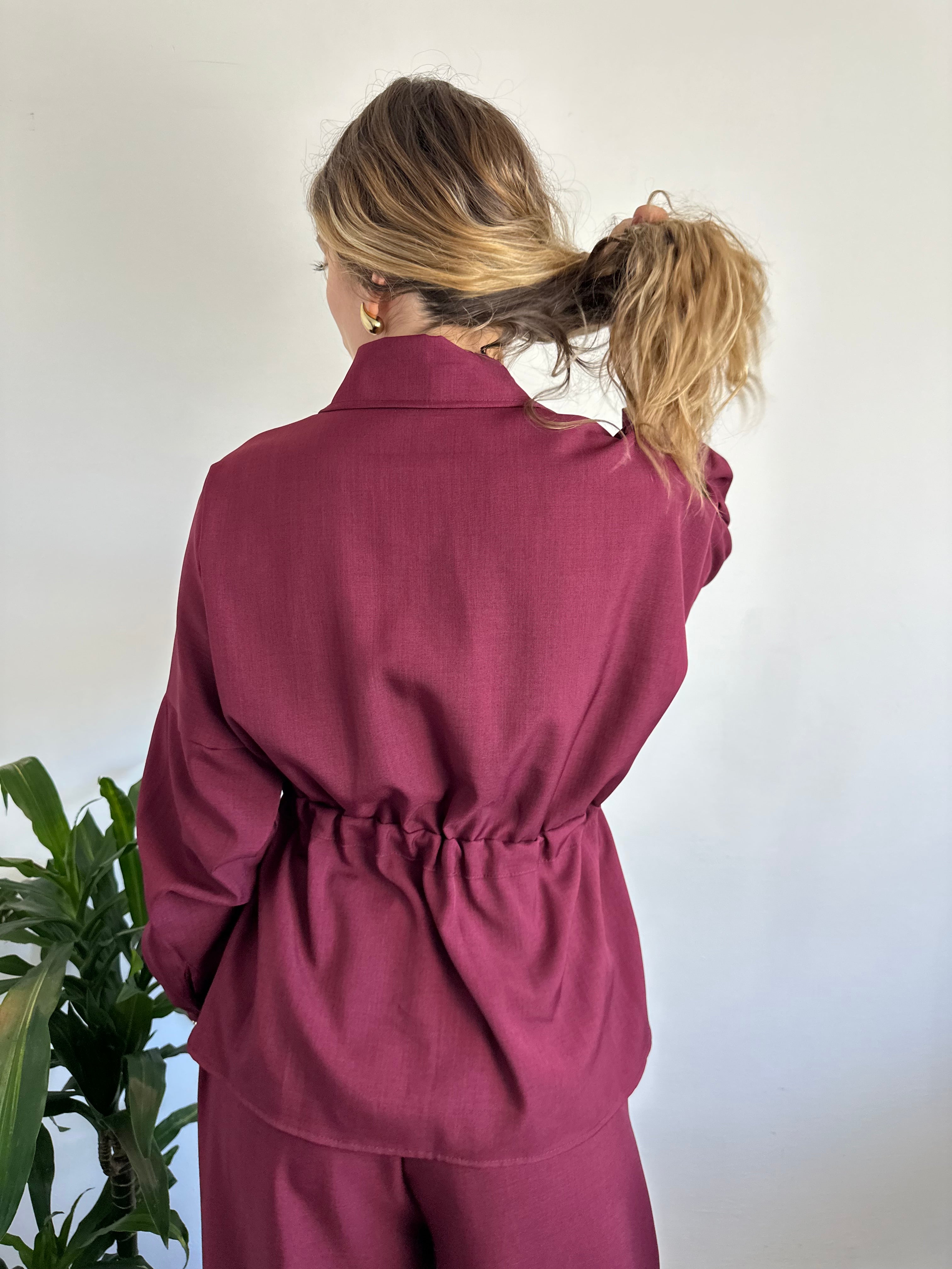 COMPLETO CASACCA BORGOGNA