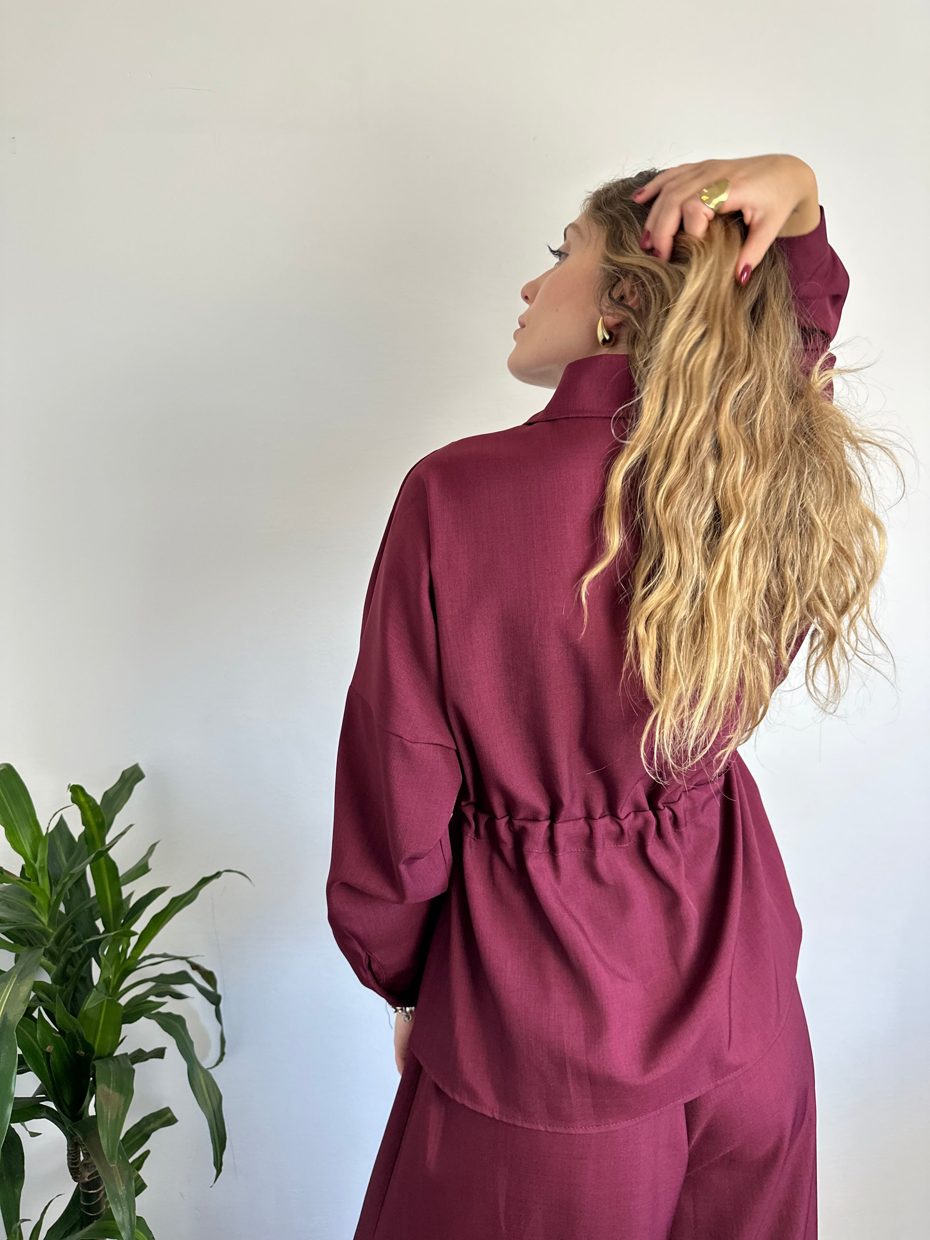 COMPLETO CASACCA BORGOGNA