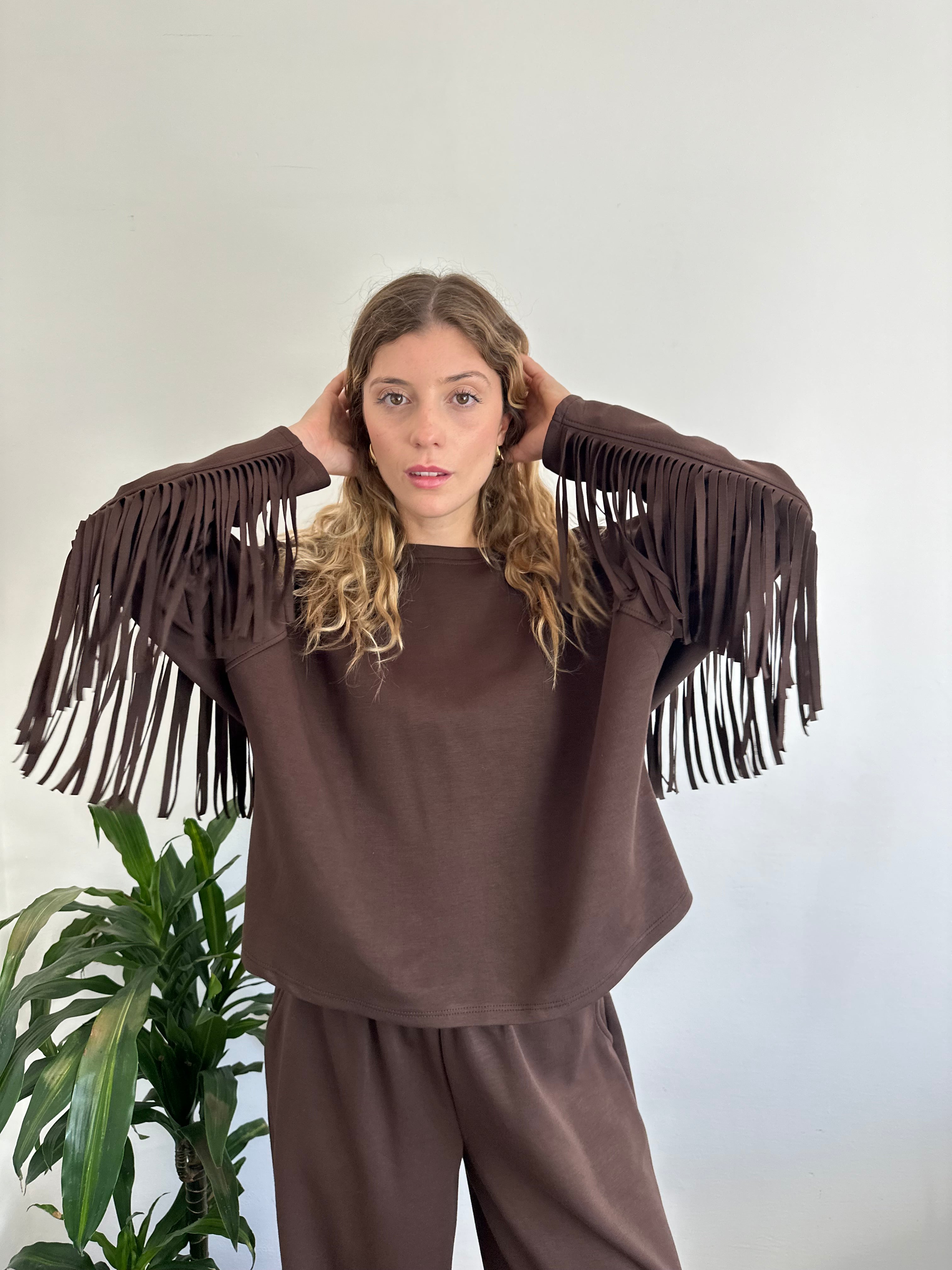 COMPLETO FRANGE CIOCCOLATO