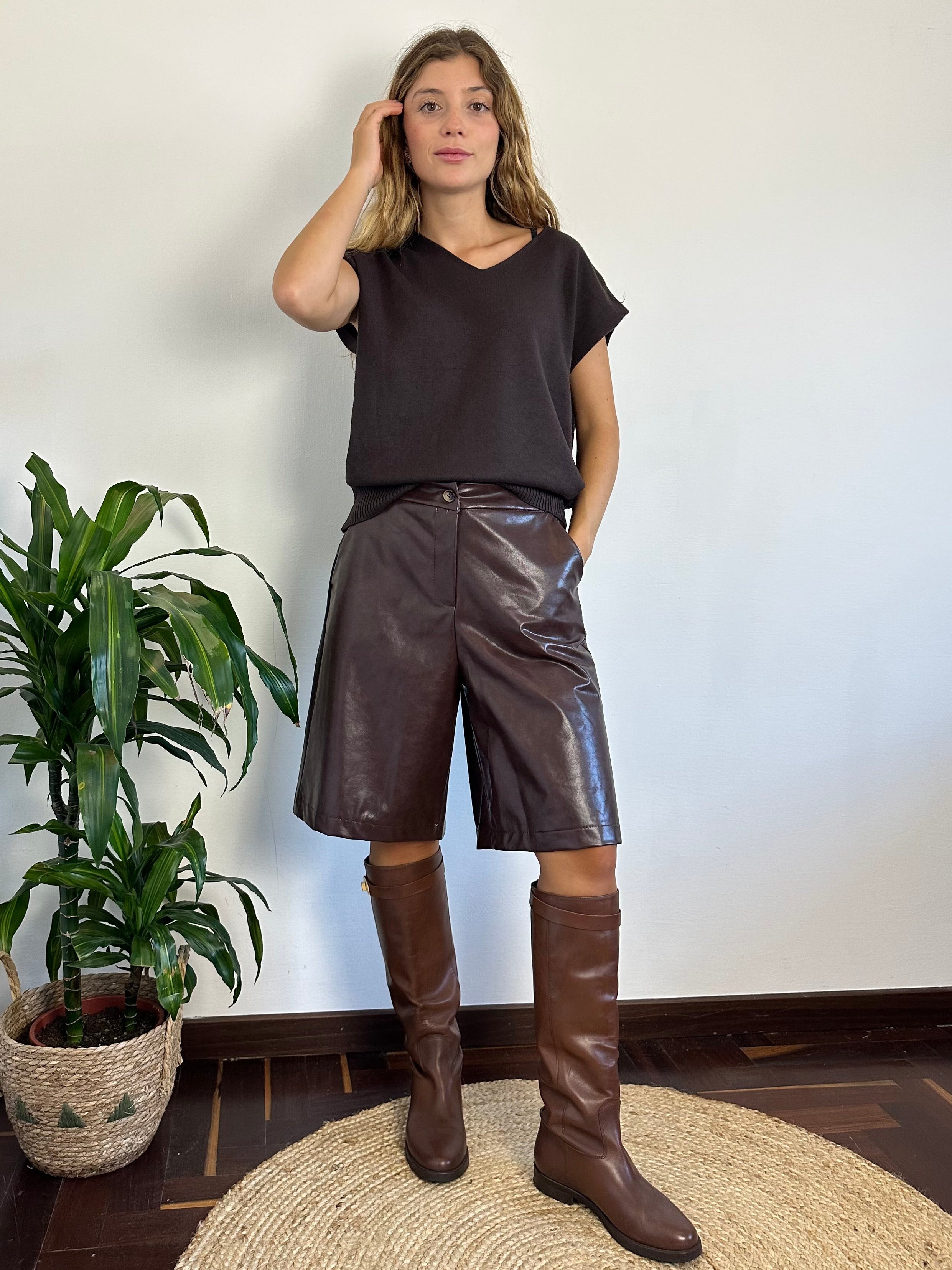 GILET CIOCCOLATO