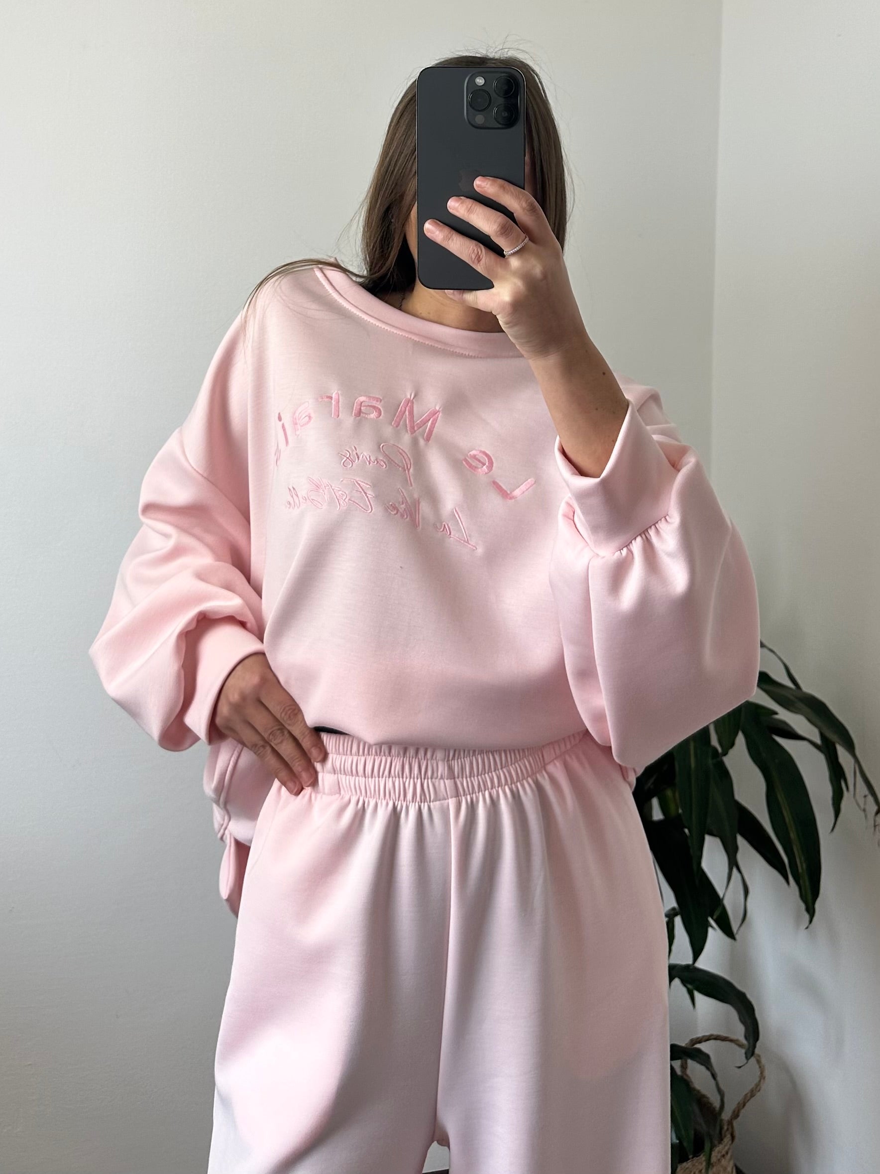 PANTALONE PUNTO MILANO ROSA