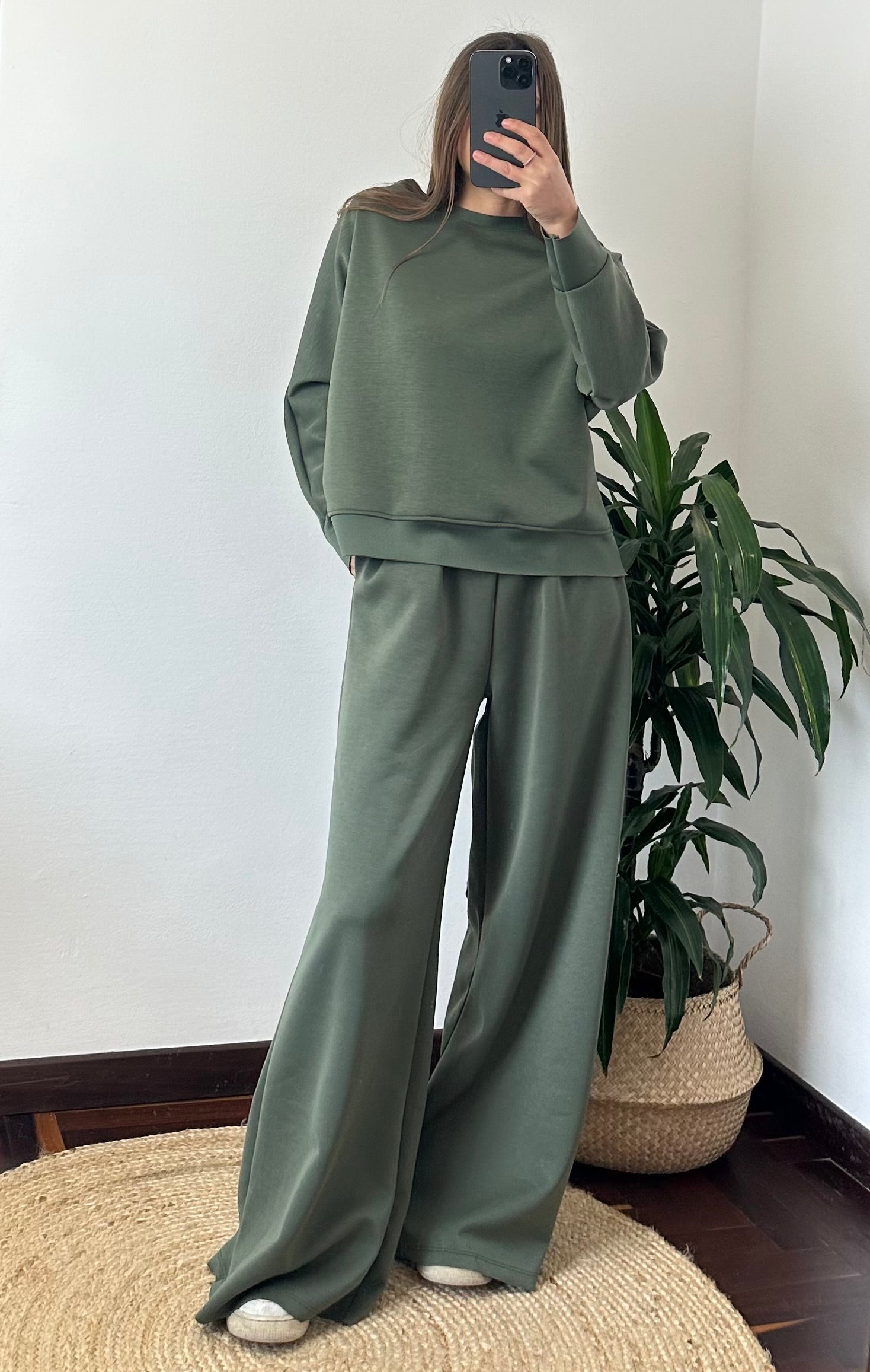 PANTALONE PUNTO MILANO VERDE