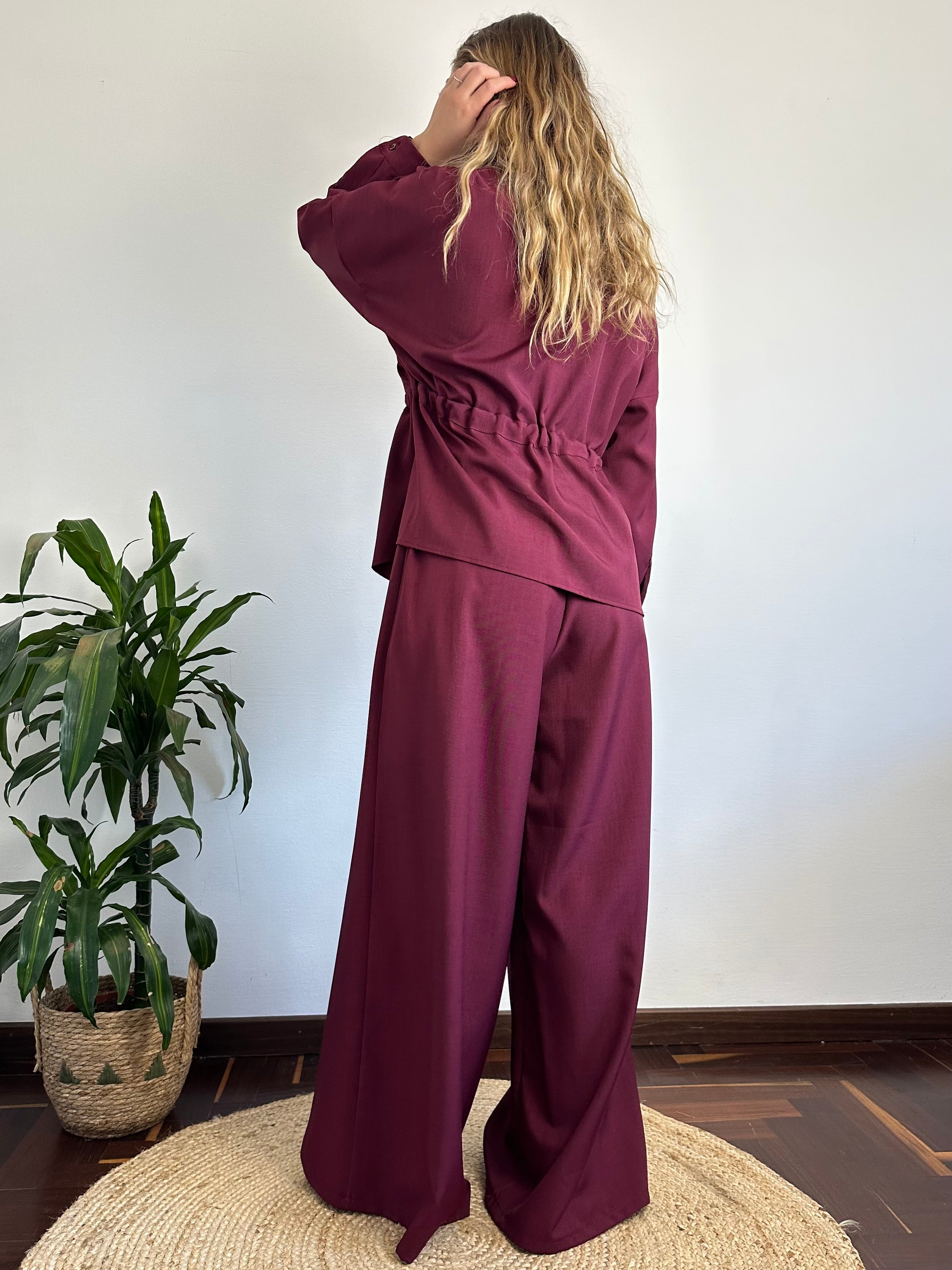 COMPLETO CASACCA BORGOGNA