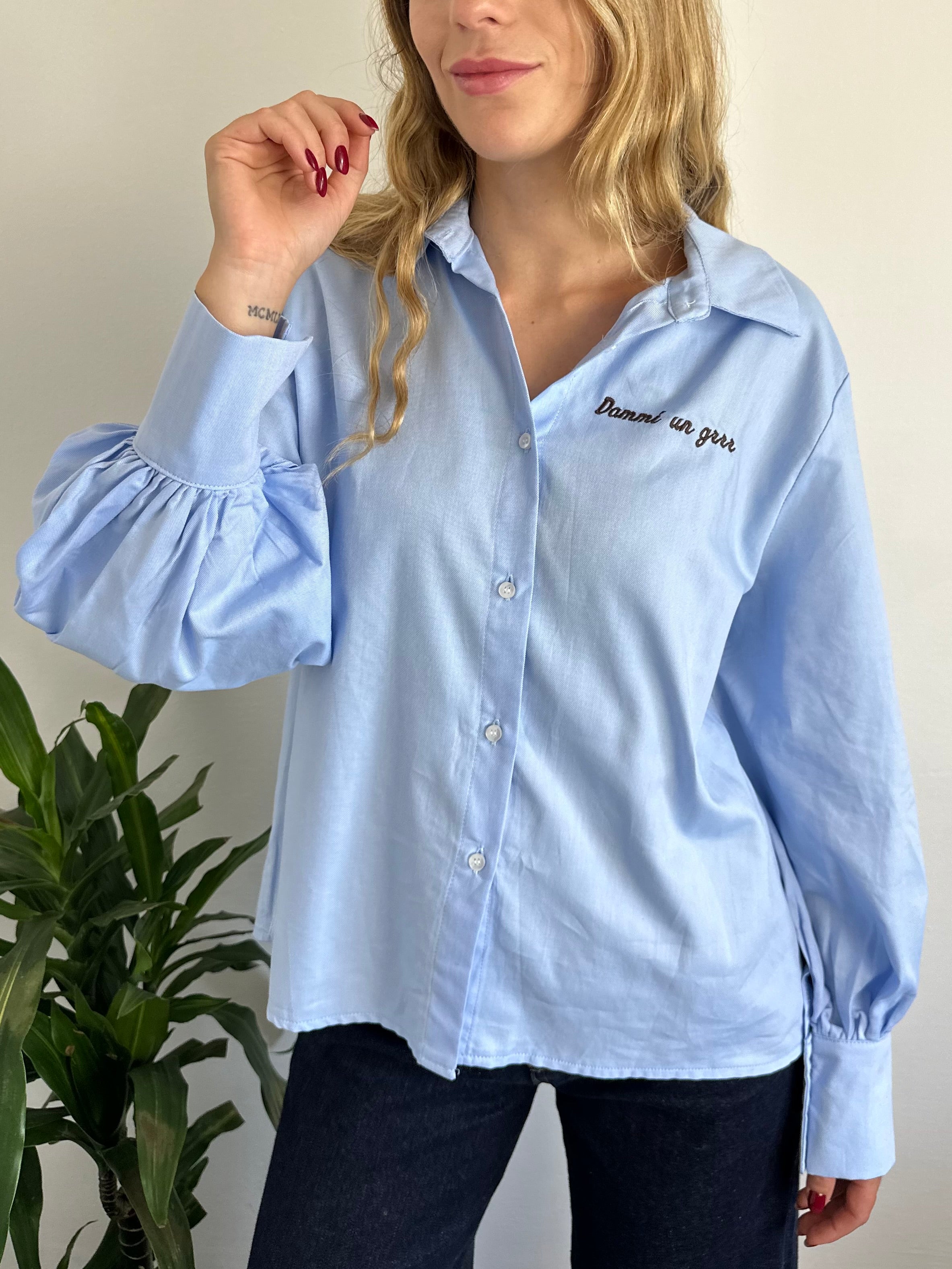 CAMICIA COTONE “dammi un grrr”