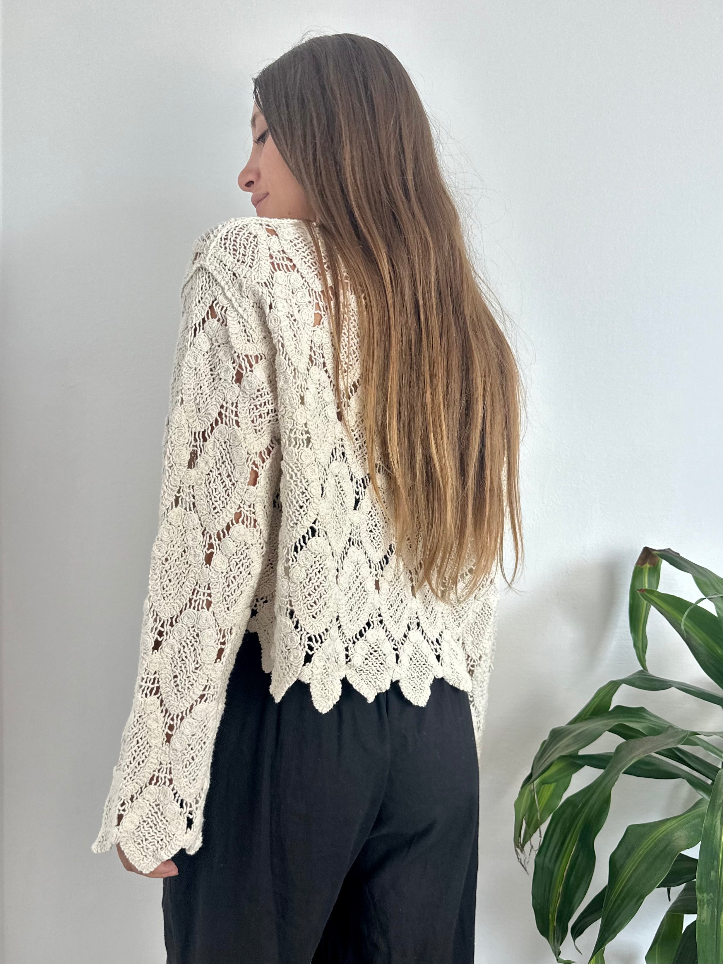 MAGLIA CROCHET COTONE