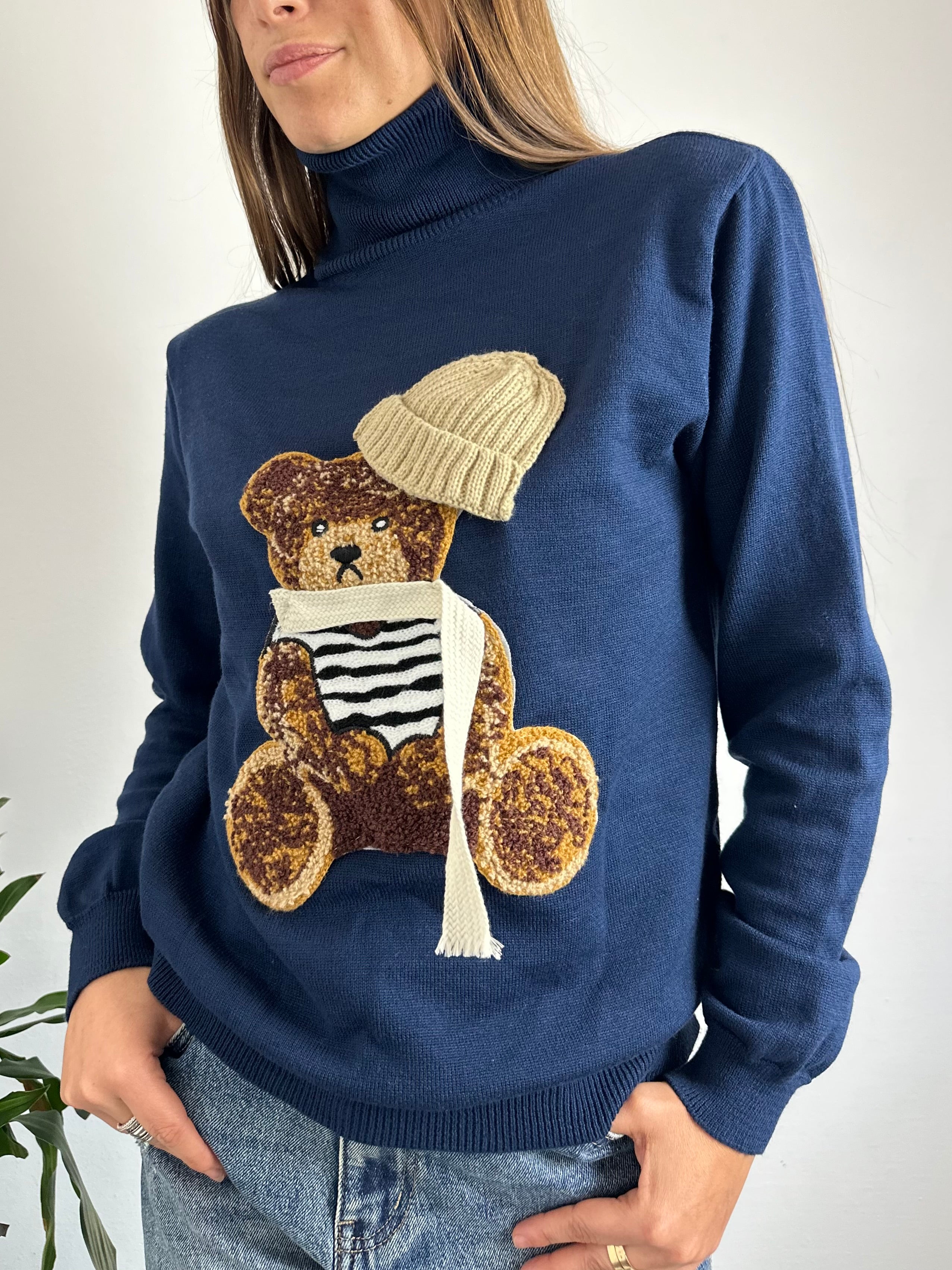 DOLCEVITA TEDDY BLU SCURO