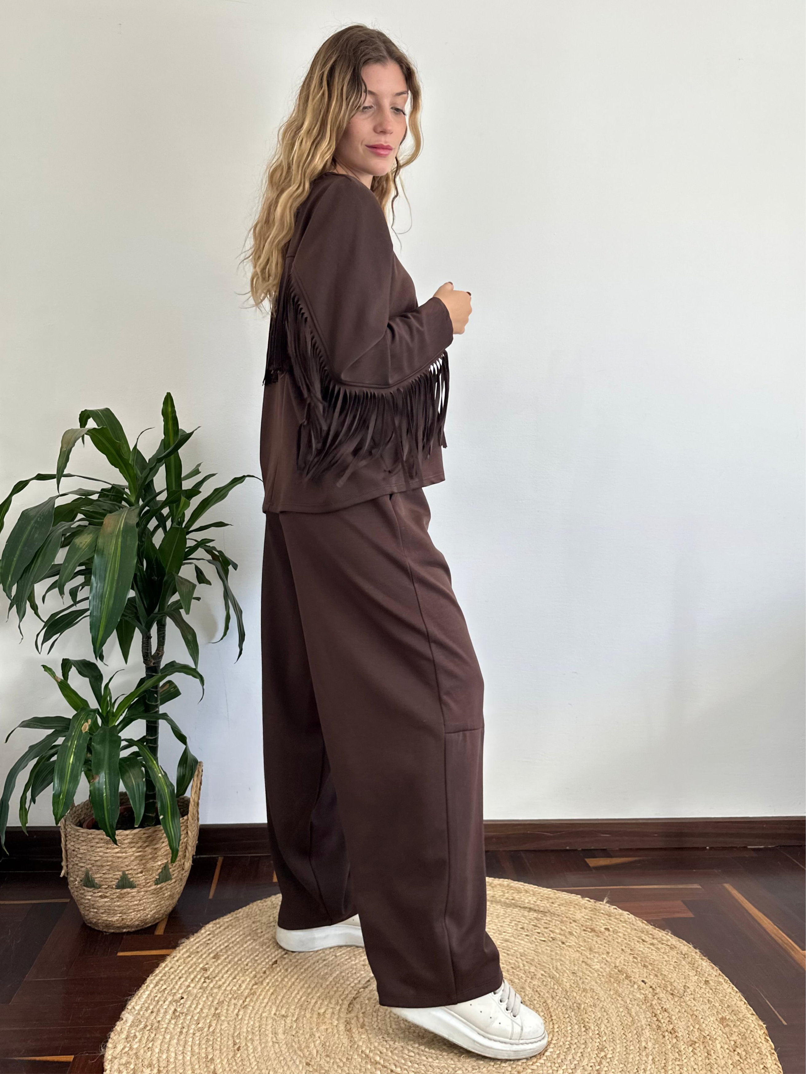 COMPLETO FRANGE CIOCCOLATO