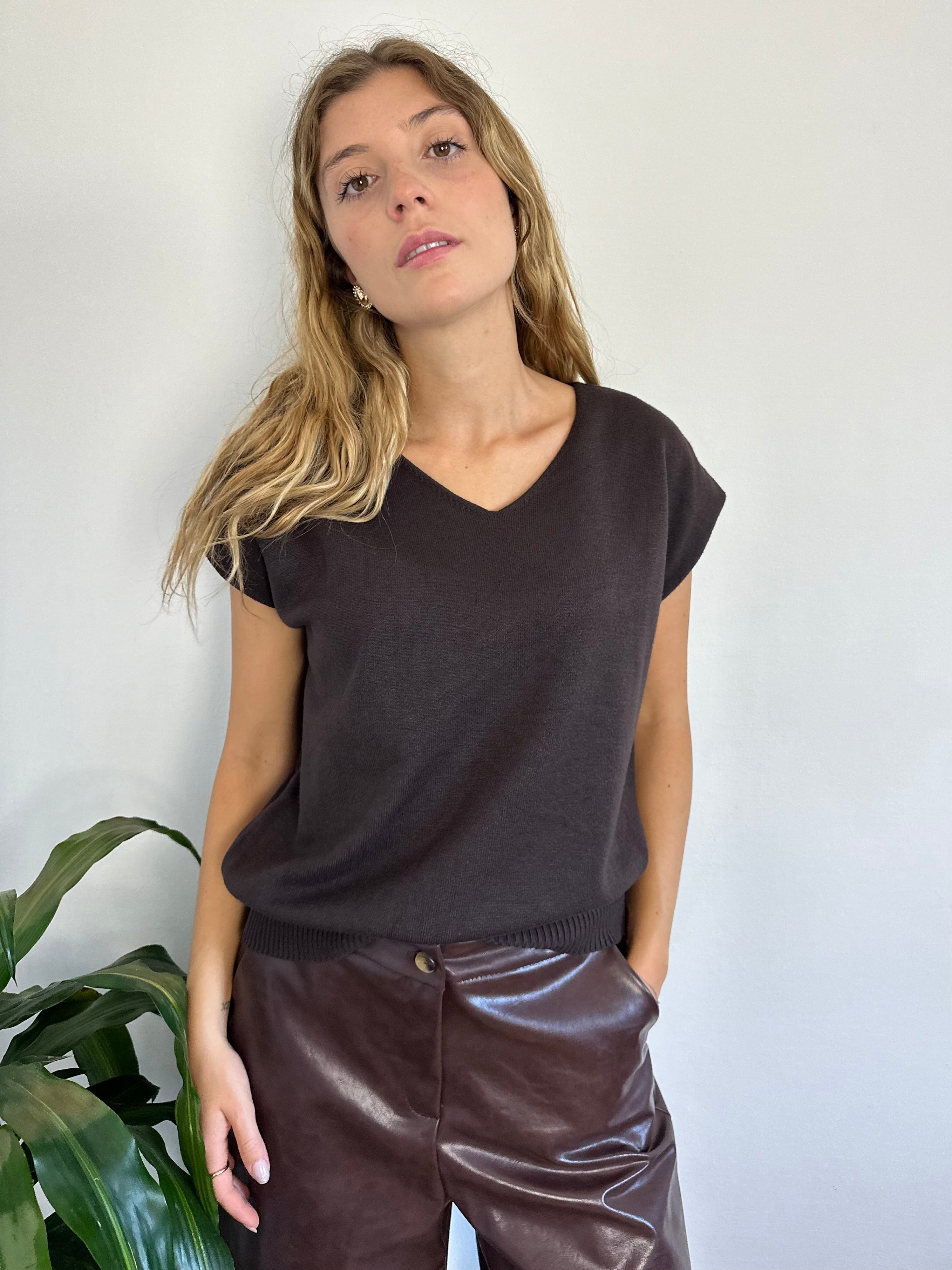 GILET CIOCCOLATO