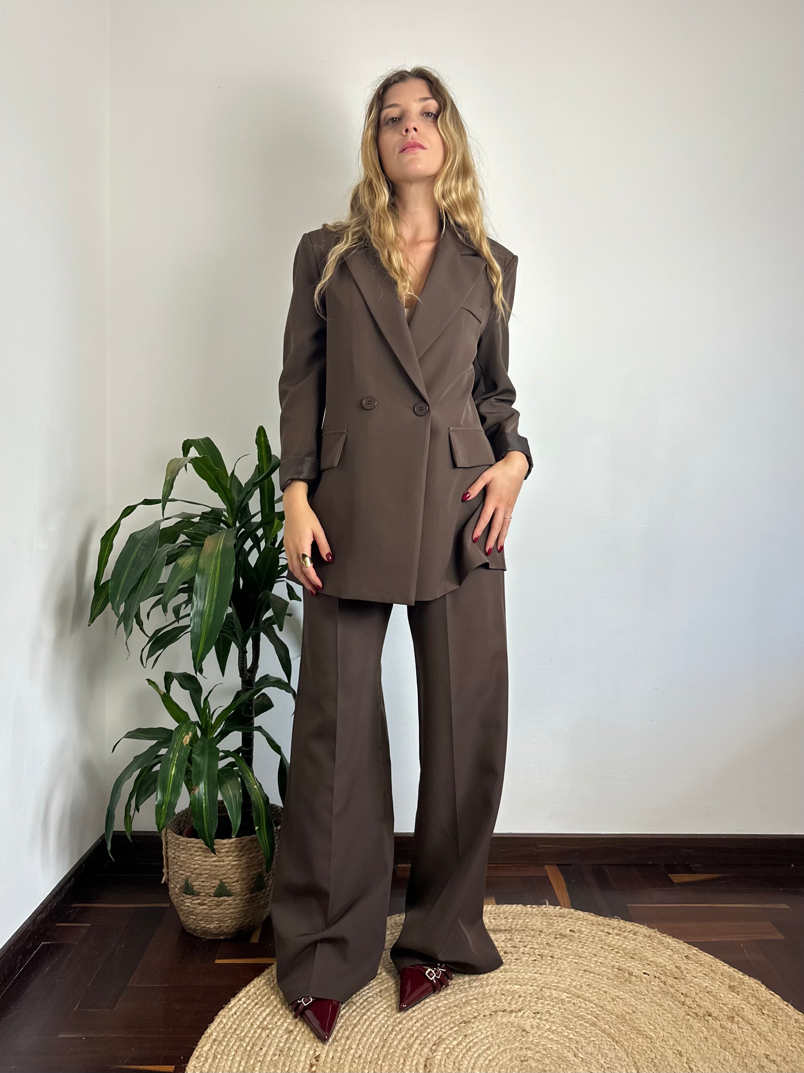 COMPLETO SARTORIALE CIOCCOLATO