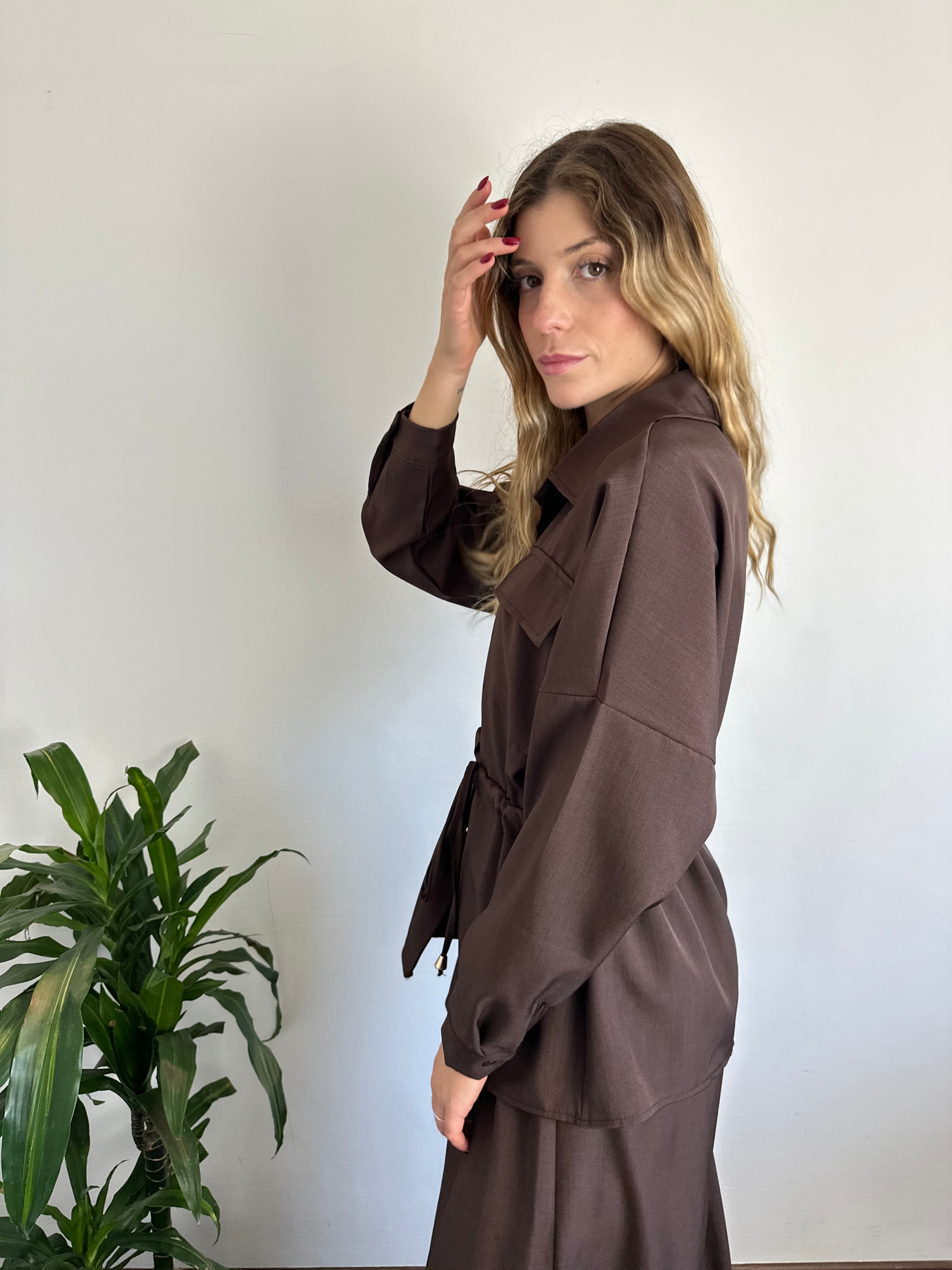 COMPLETO CASACCA CIOCCOLATO