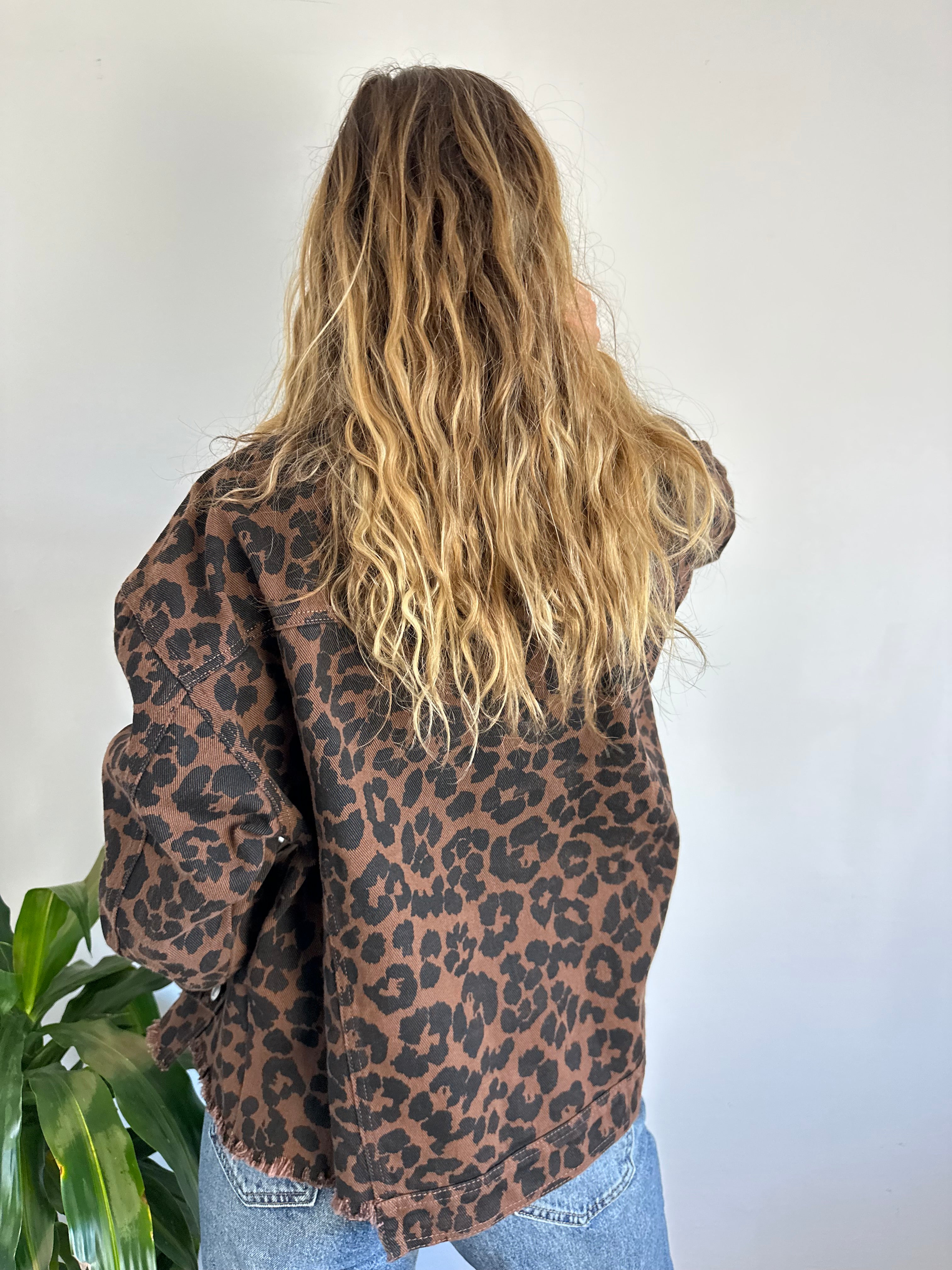 GIACCA LEOPARDATA