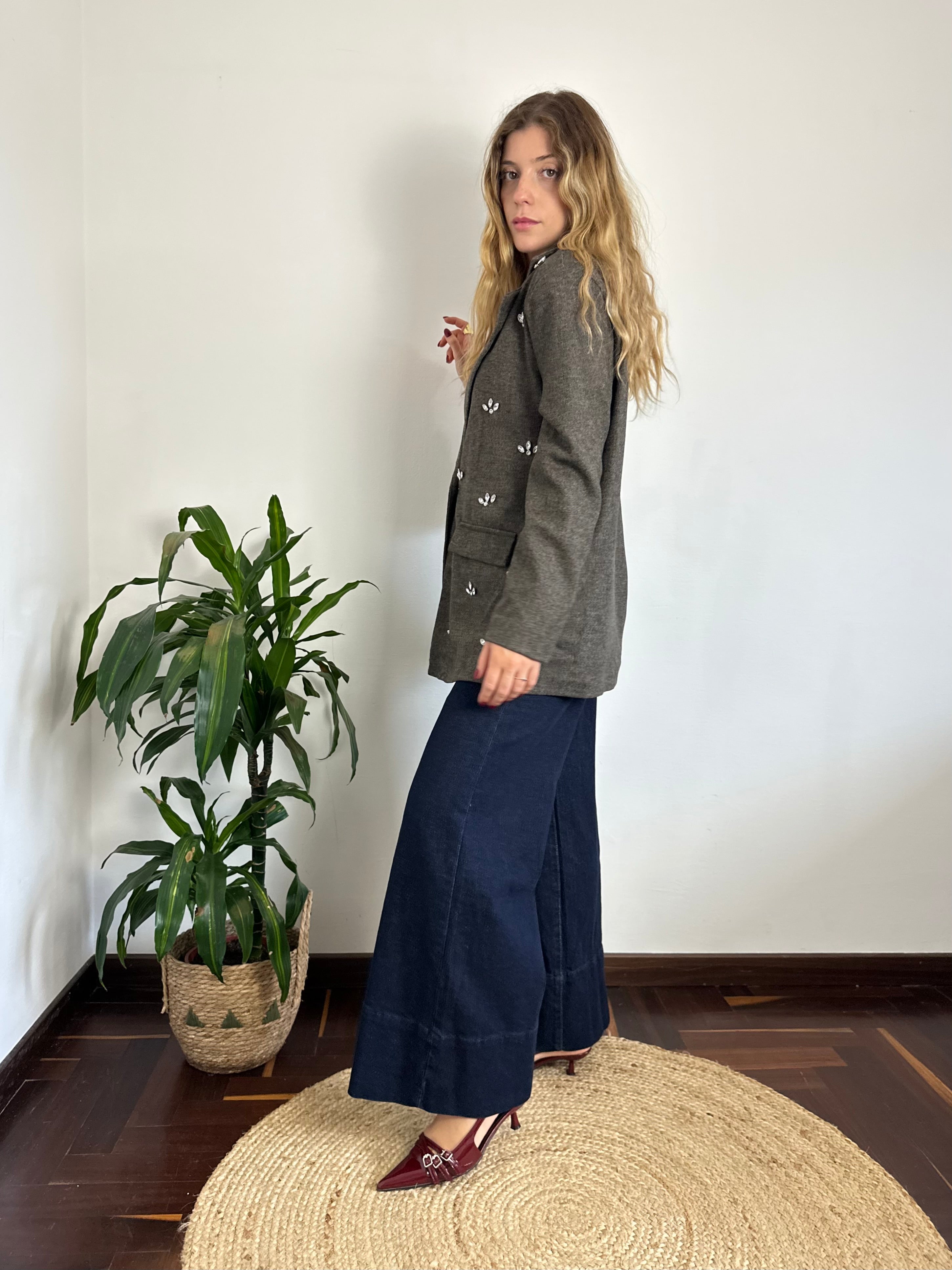 GIACCA SARTORIALE STRASS