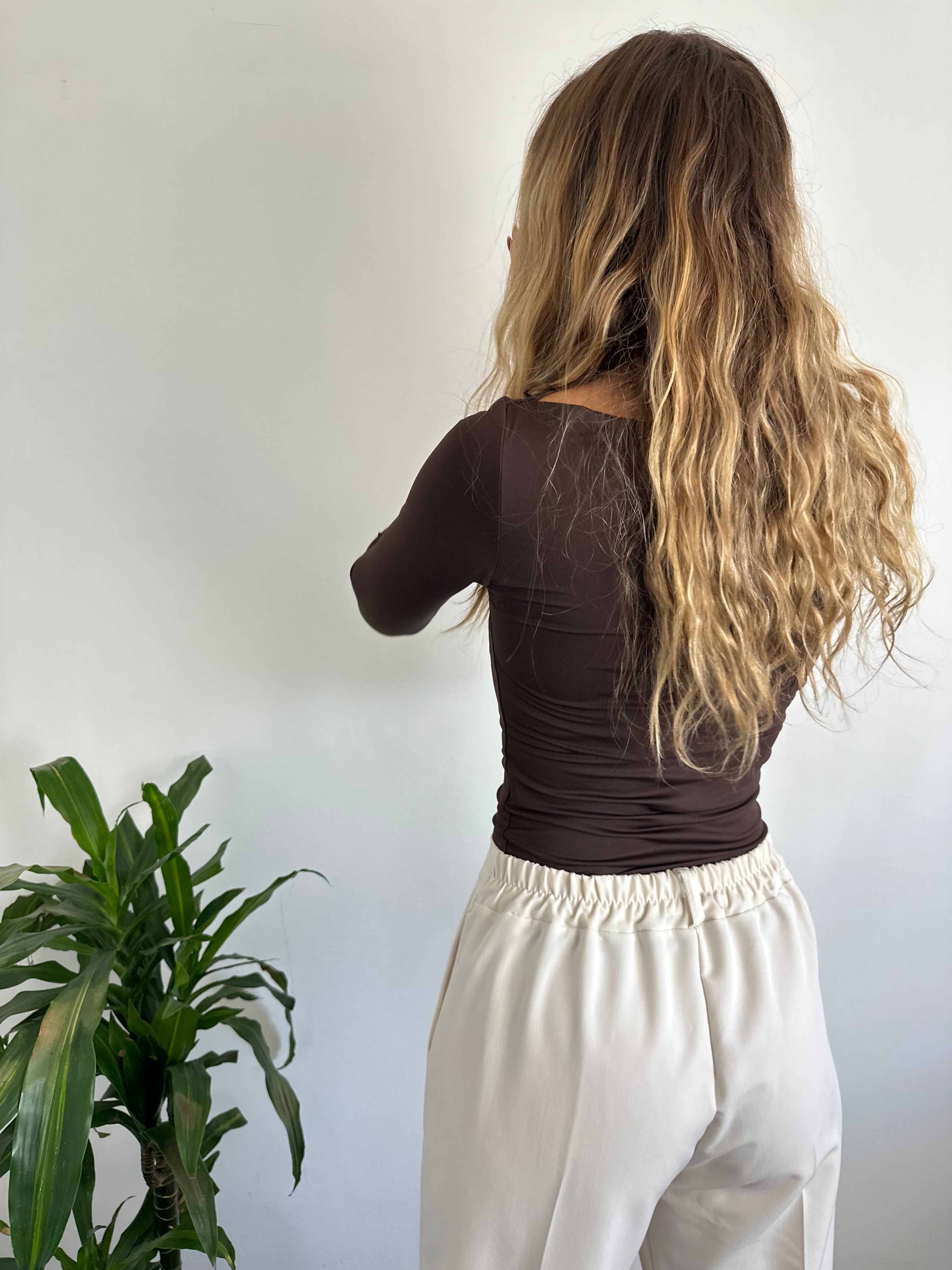 MAGLIA BASIC CIOCCOLATO