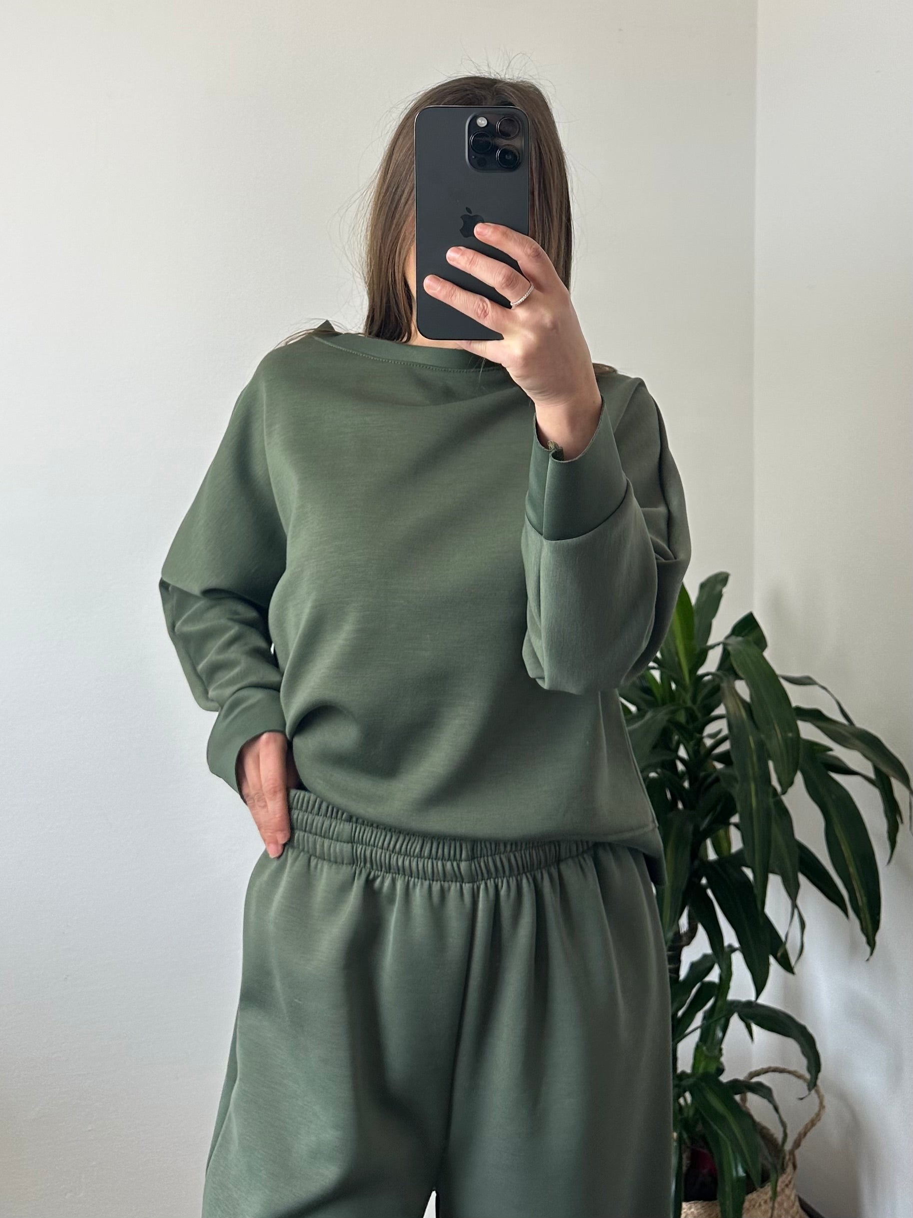 PANTALONE PUNTO MILANO VERDE