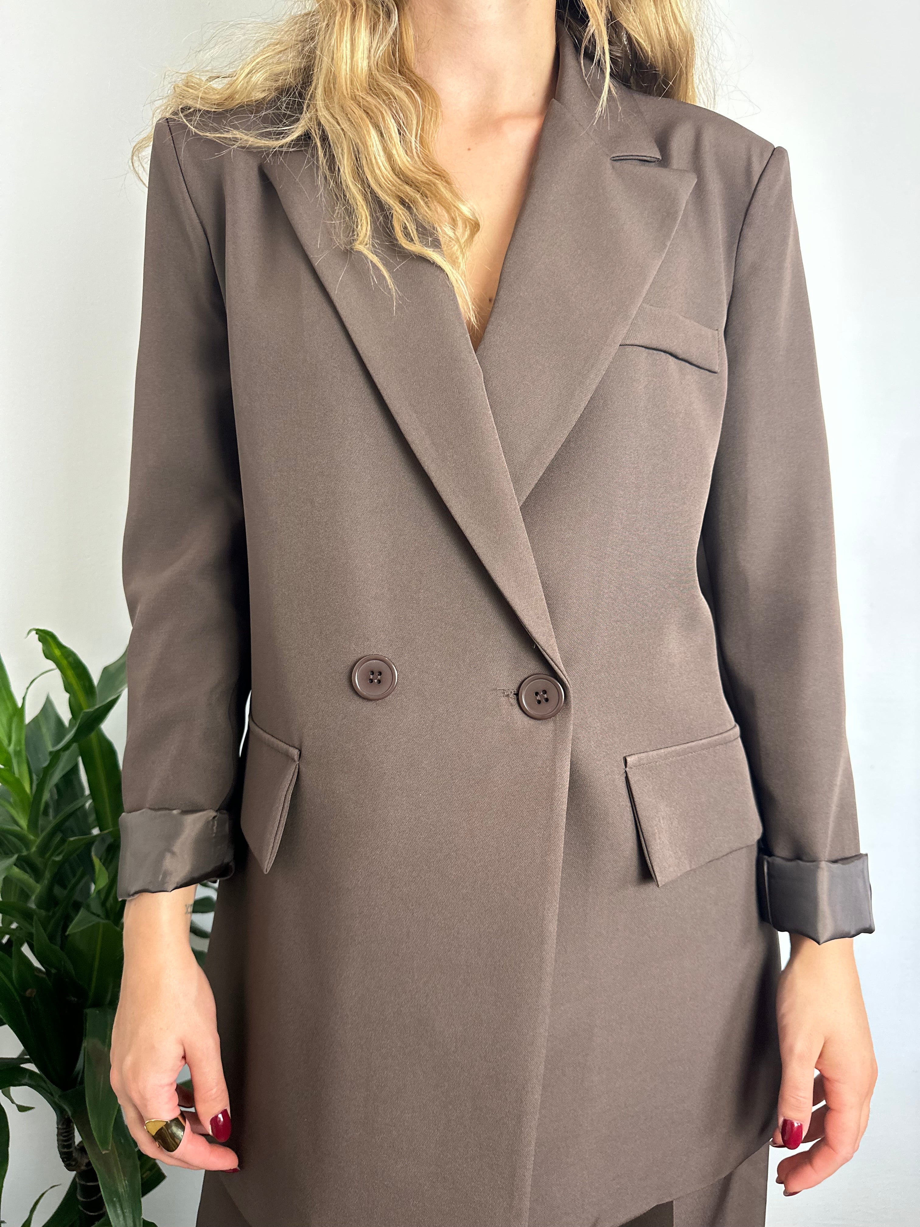 COMPLETO SARTORIALE CIOCCOLATO