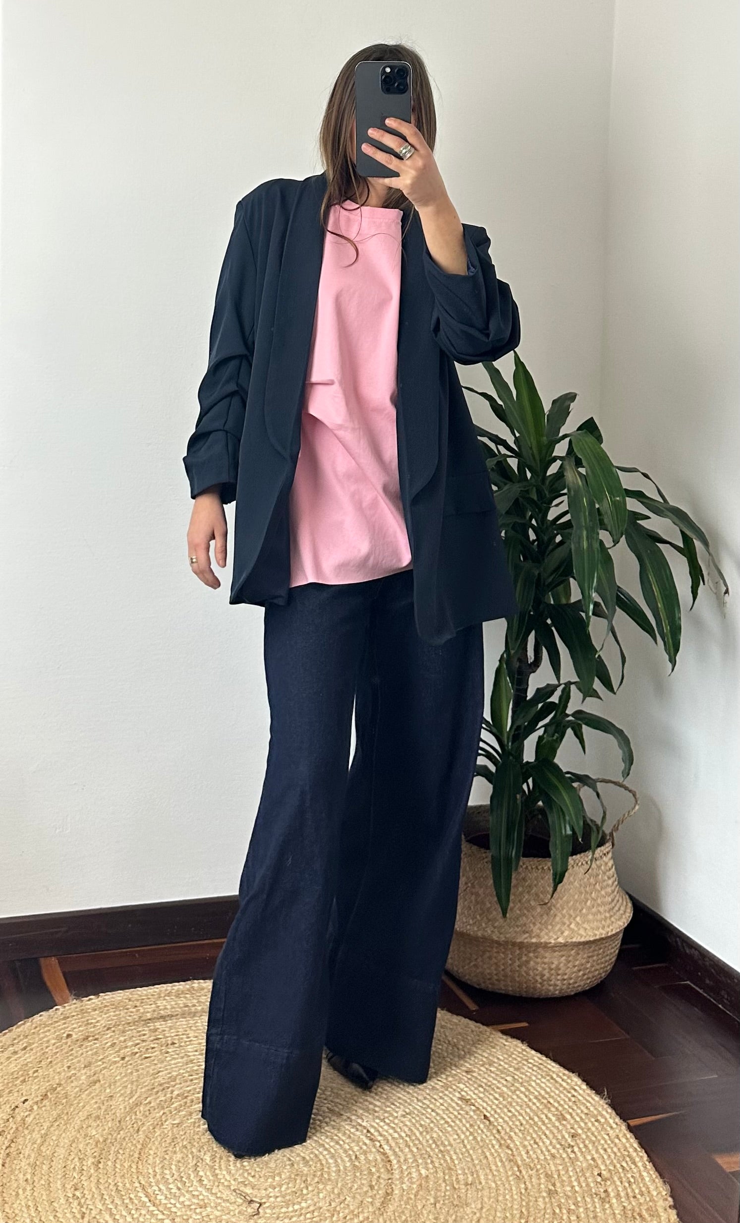 MAGLIA FIOCCO PUNTO MILANO ROSA