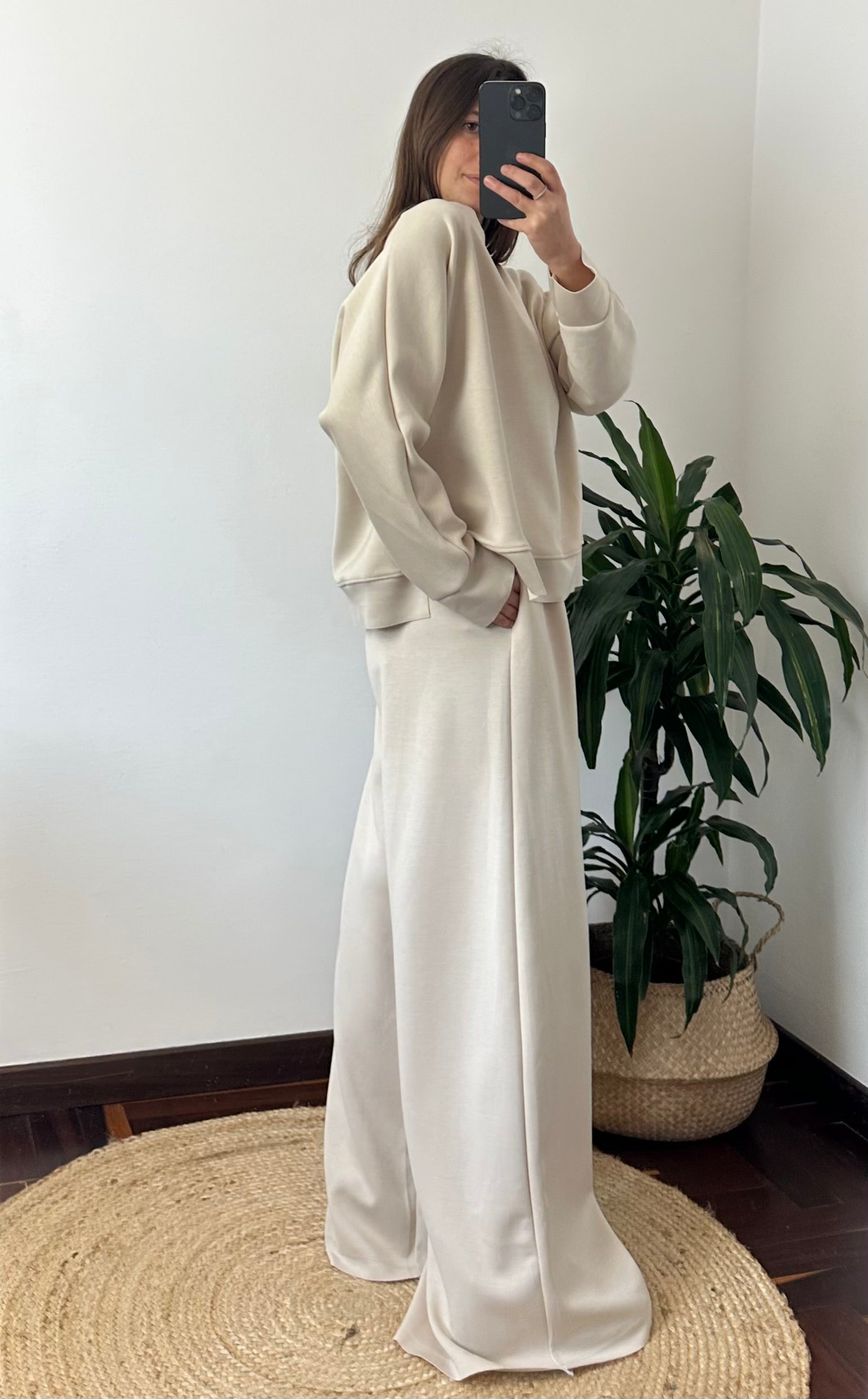 PANTALONE PUNTO MILANO BEIGE