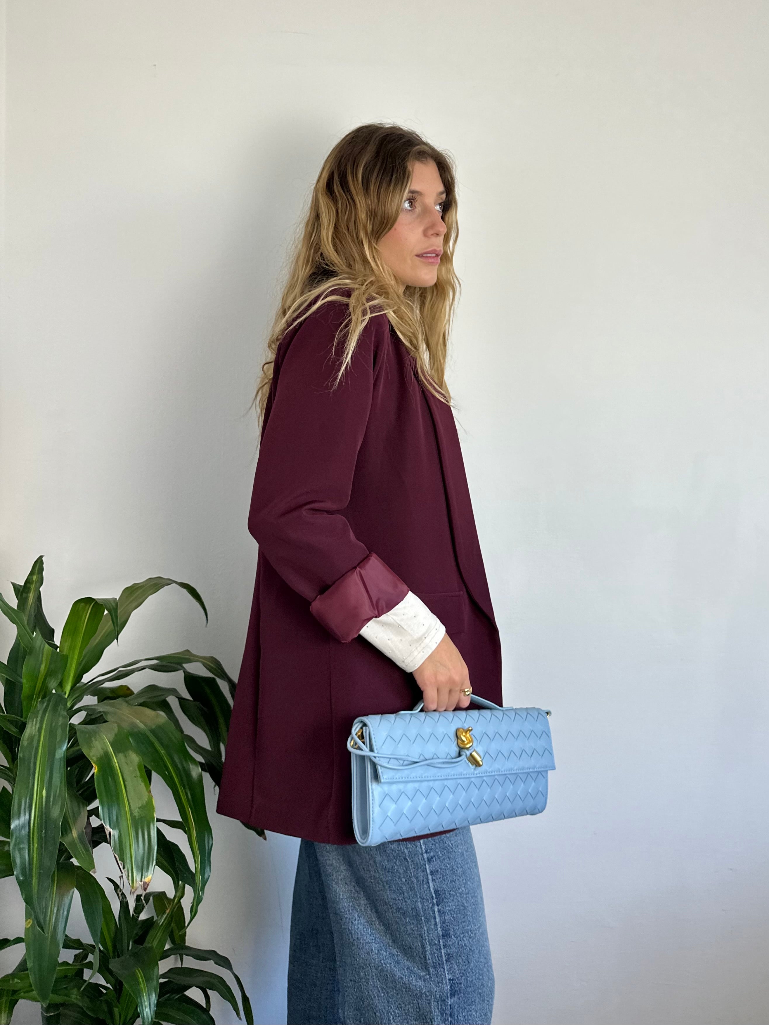 BLAZER BORGOGNA