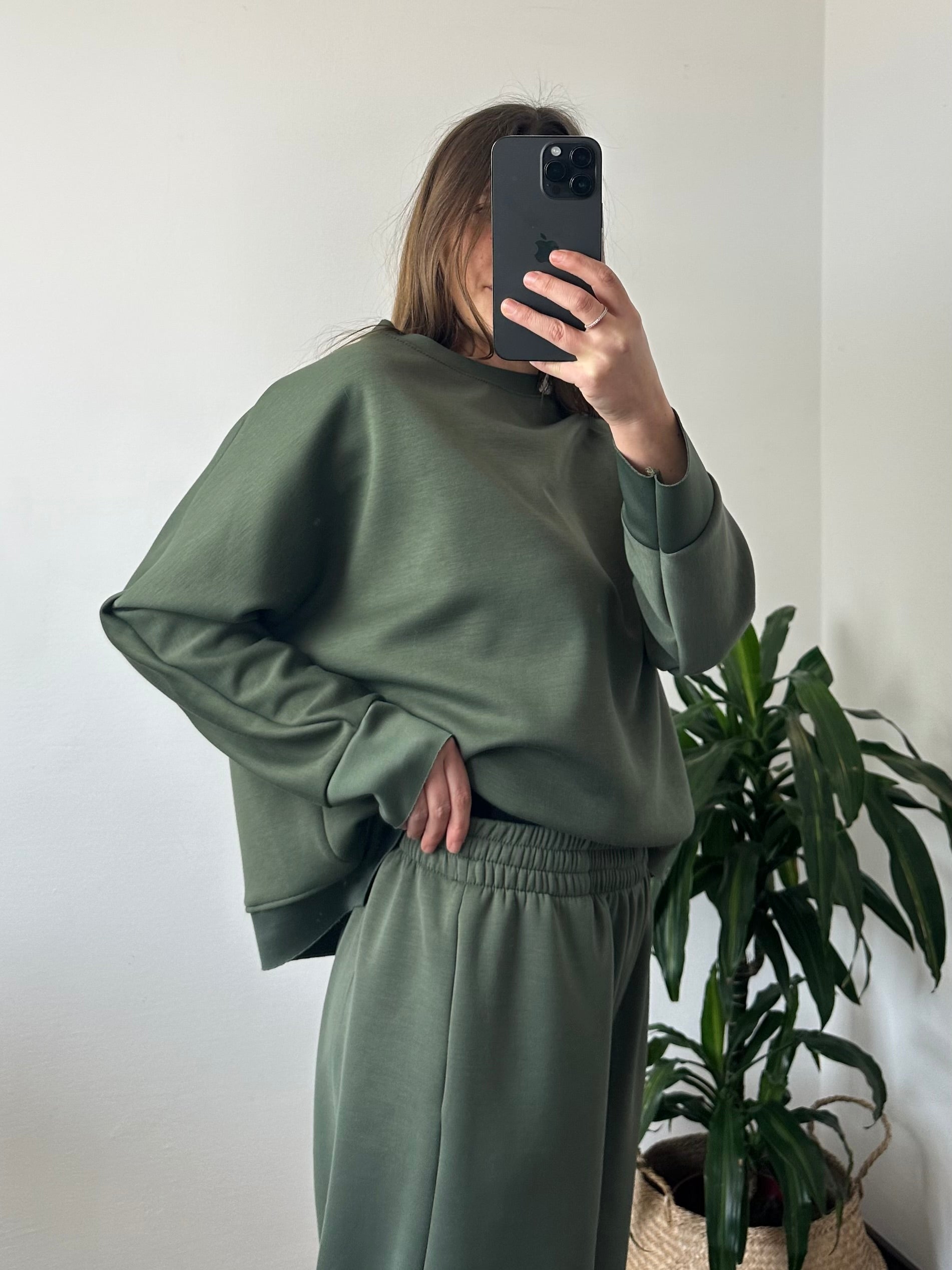 PANTALONE PUNTO MILANO VERDE