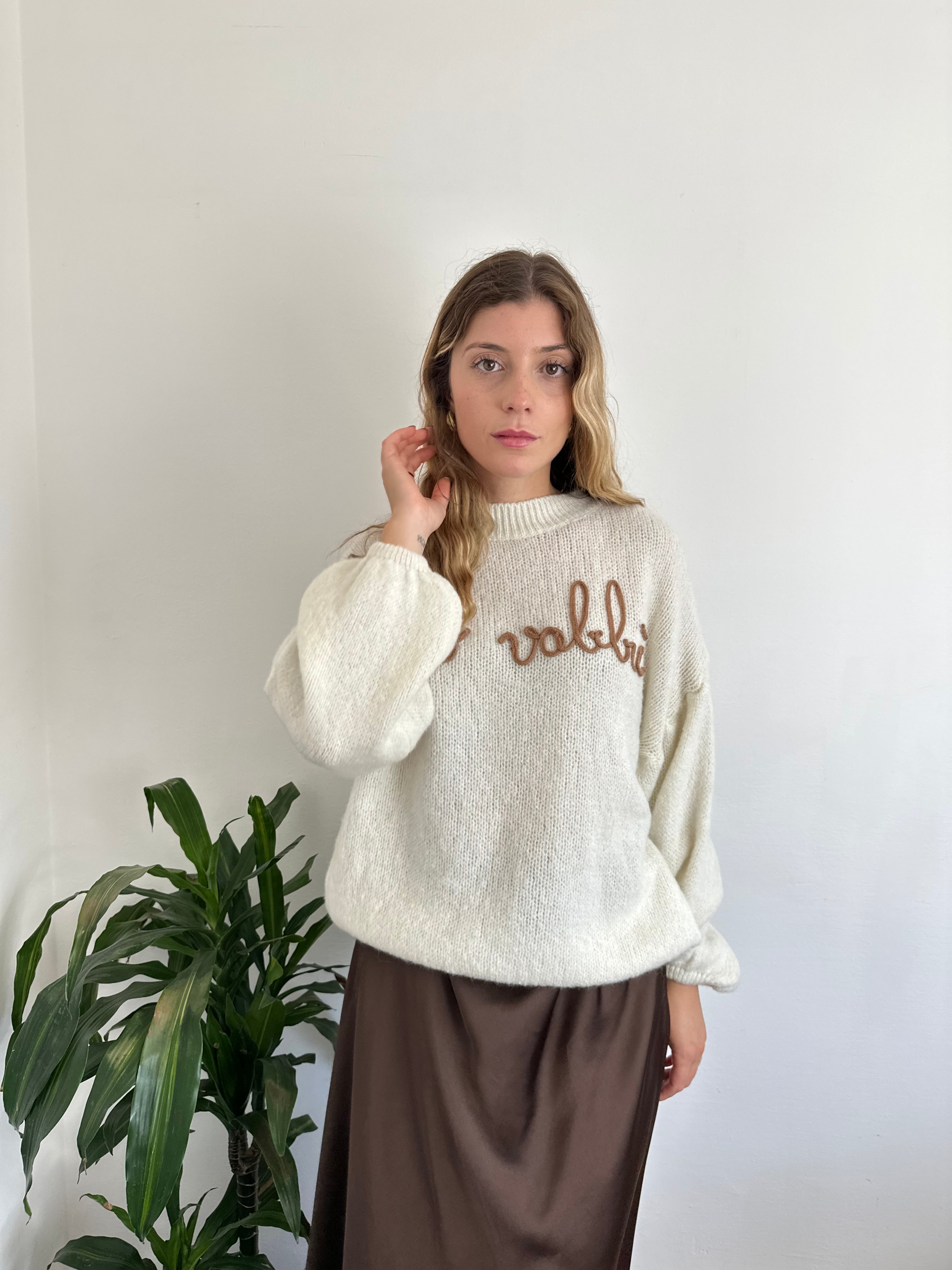 MAGLIONE “ No vabbè “ PANNA