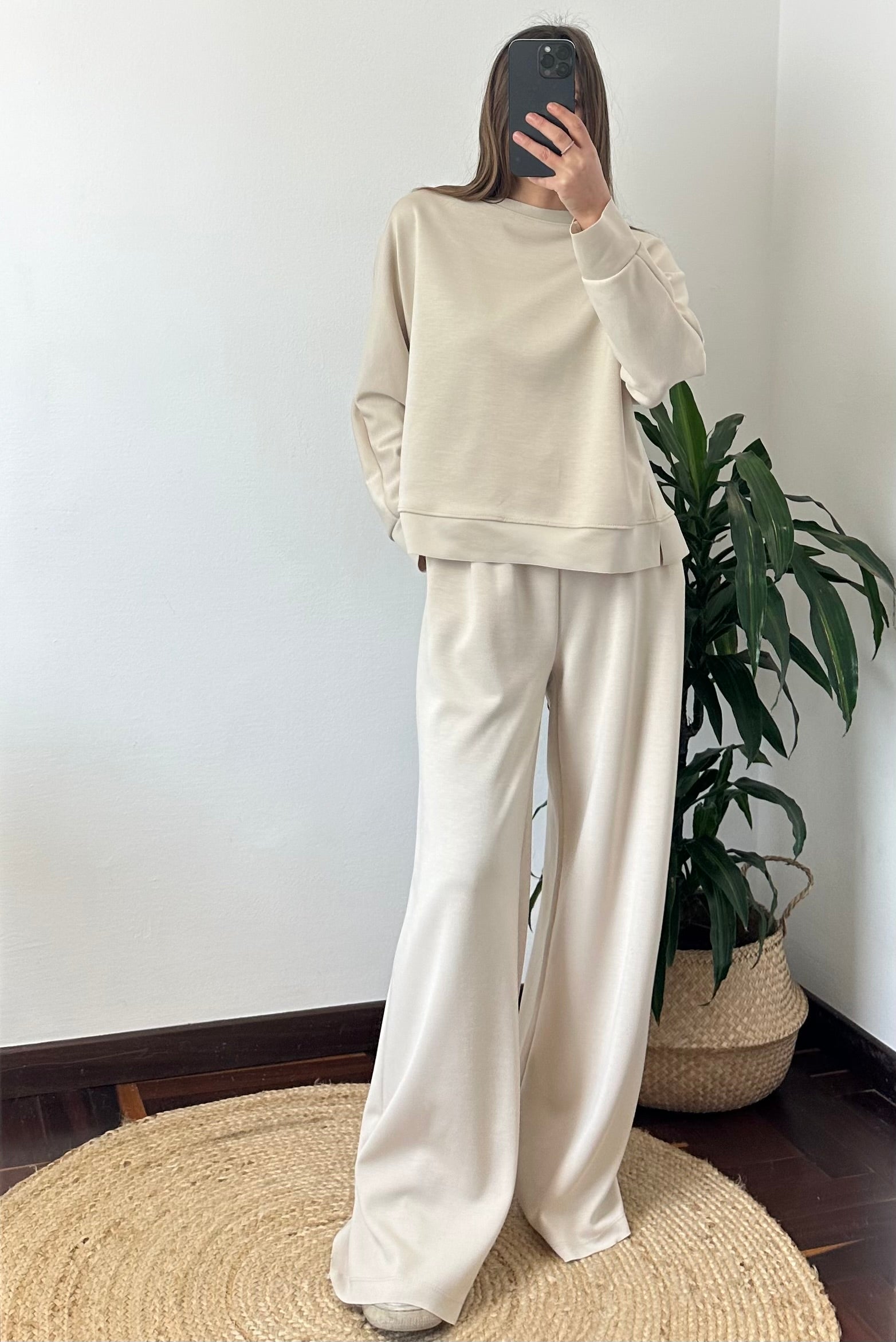 PANTALONE PUNTO MILANO BEIGE
