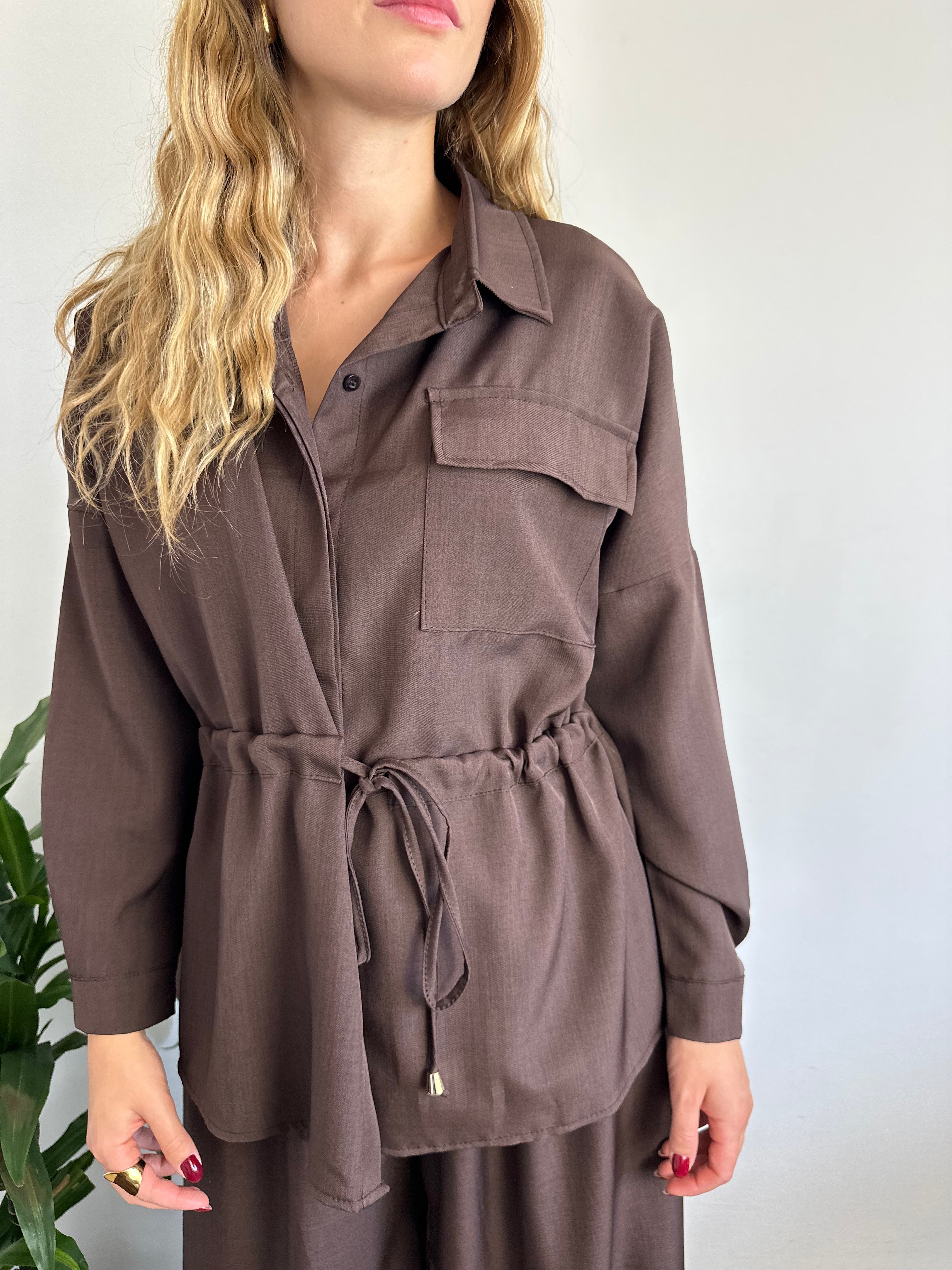 COMPLETO CASACCA CIOCCOLATO