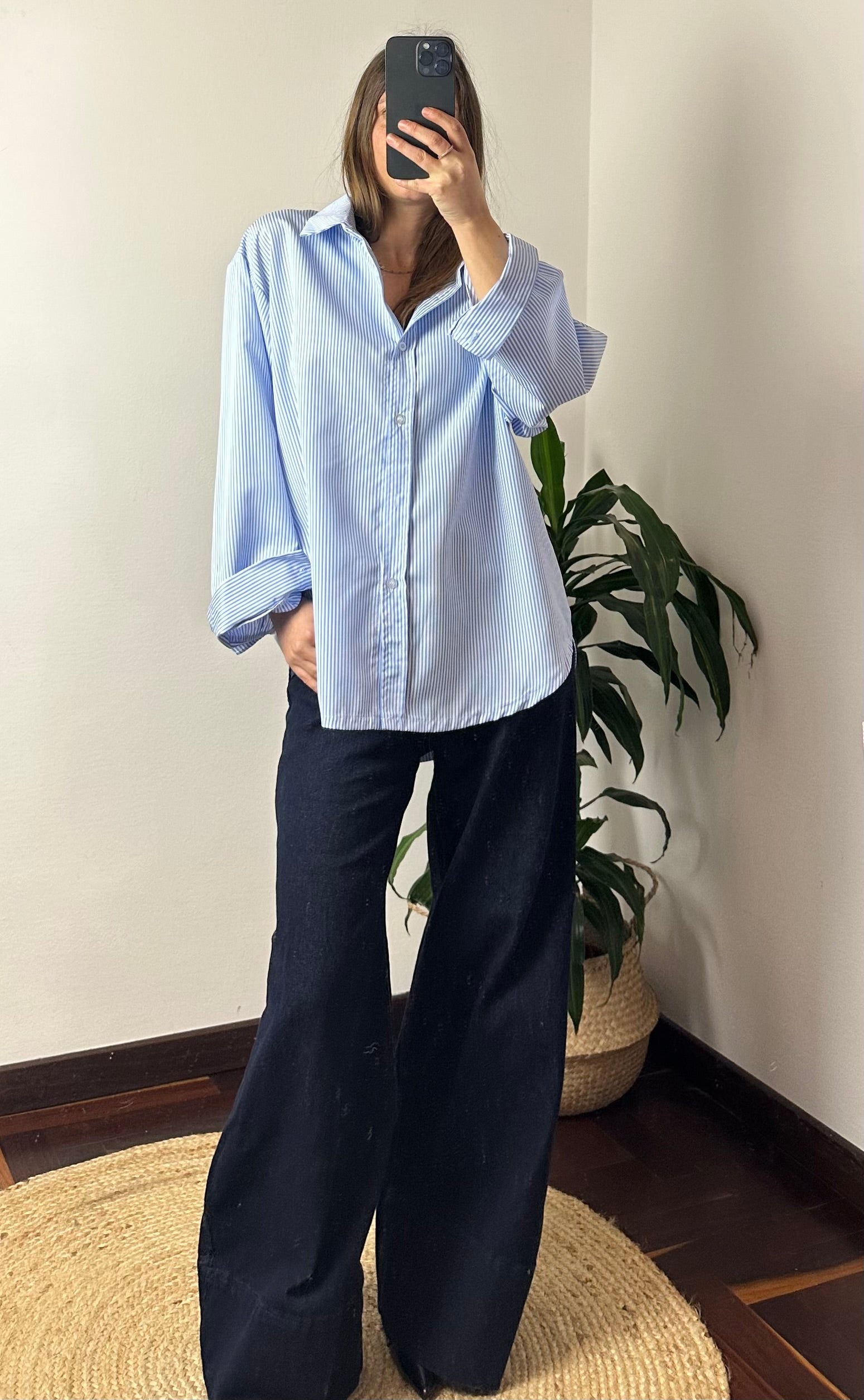 CAMICIA RIGHE “No vabbè “