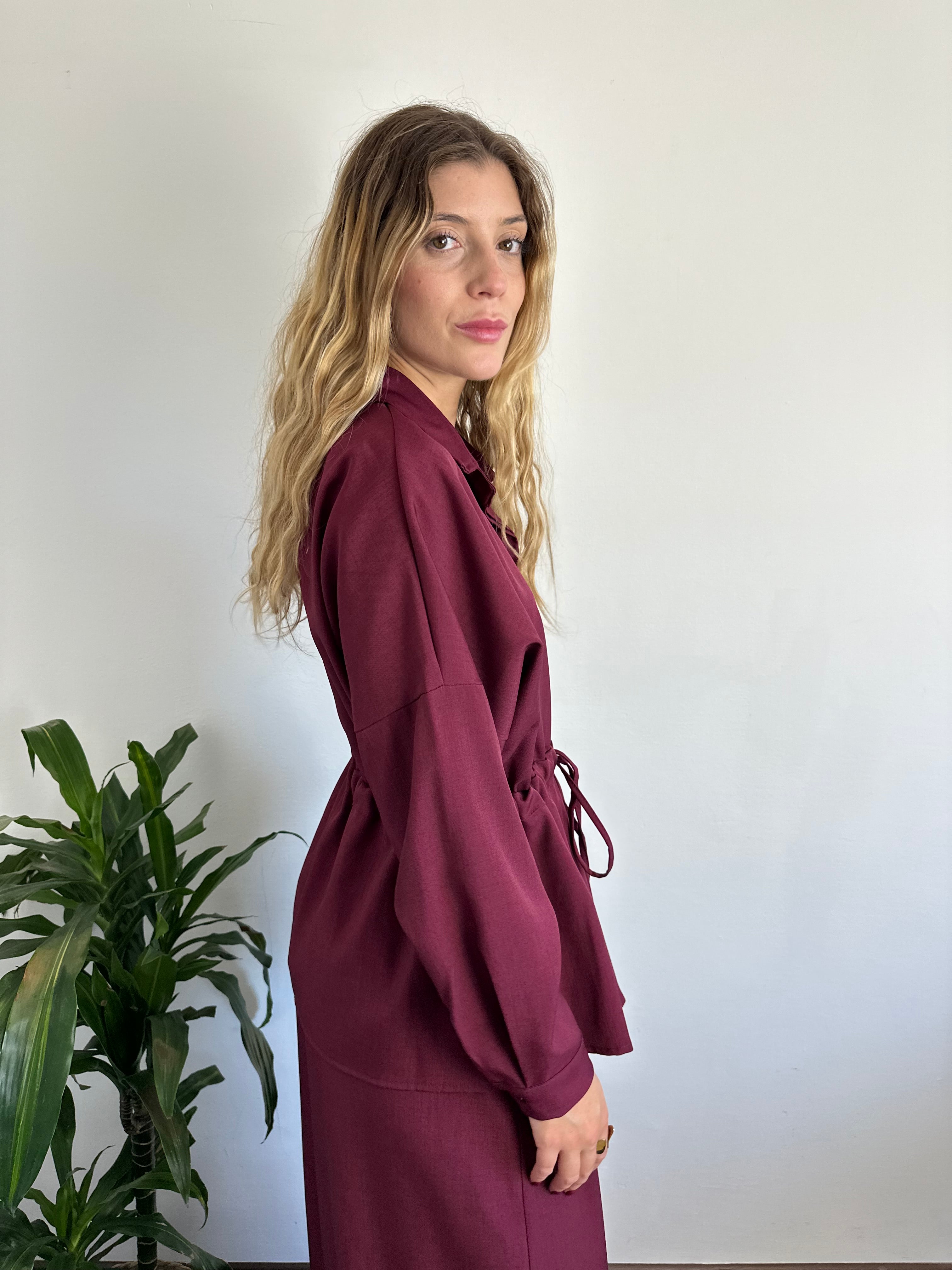 COMPLETO CASACCA BORGOGNA