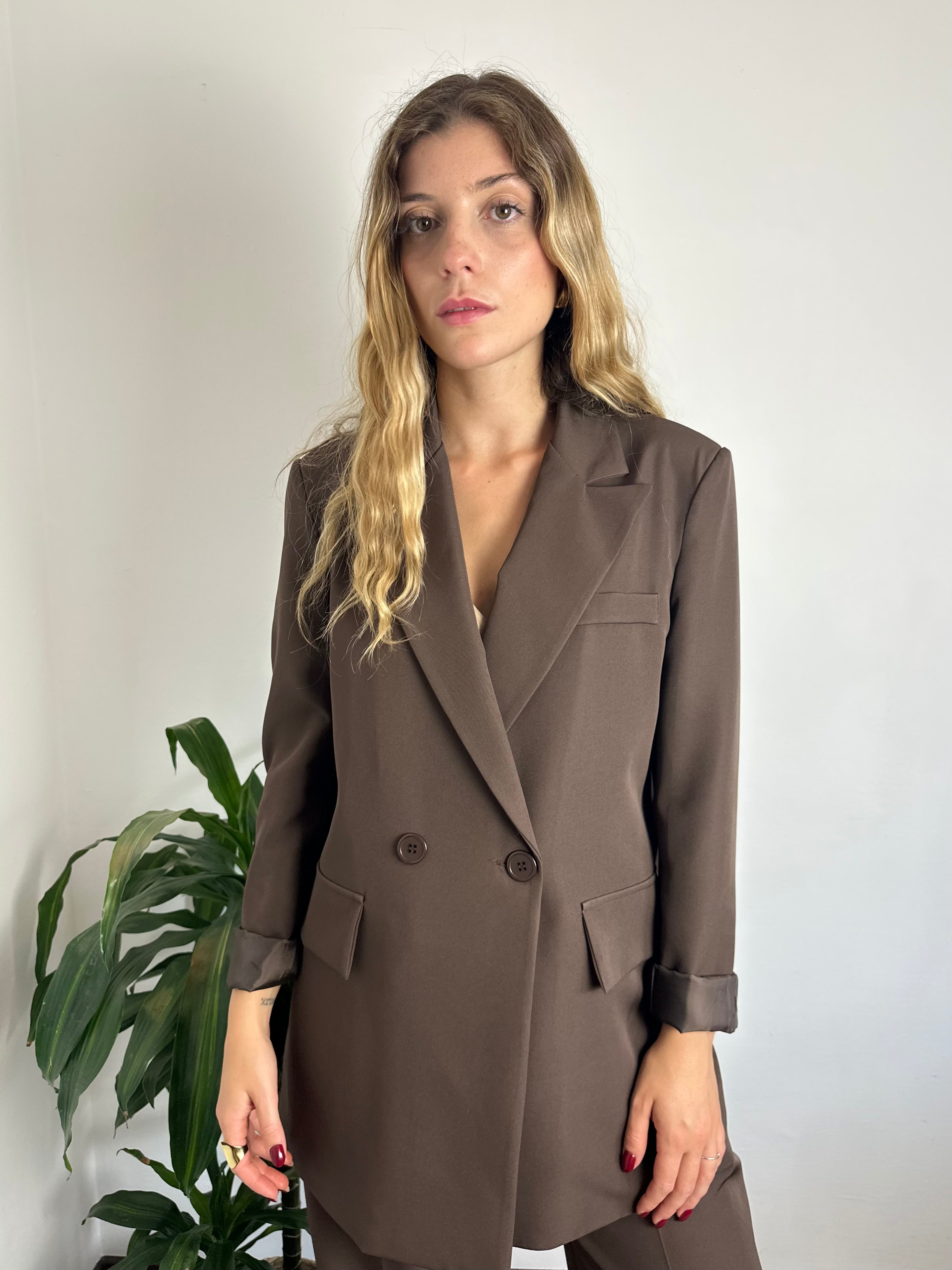 COMPLETO SARTORIALE CIOCCOLATO