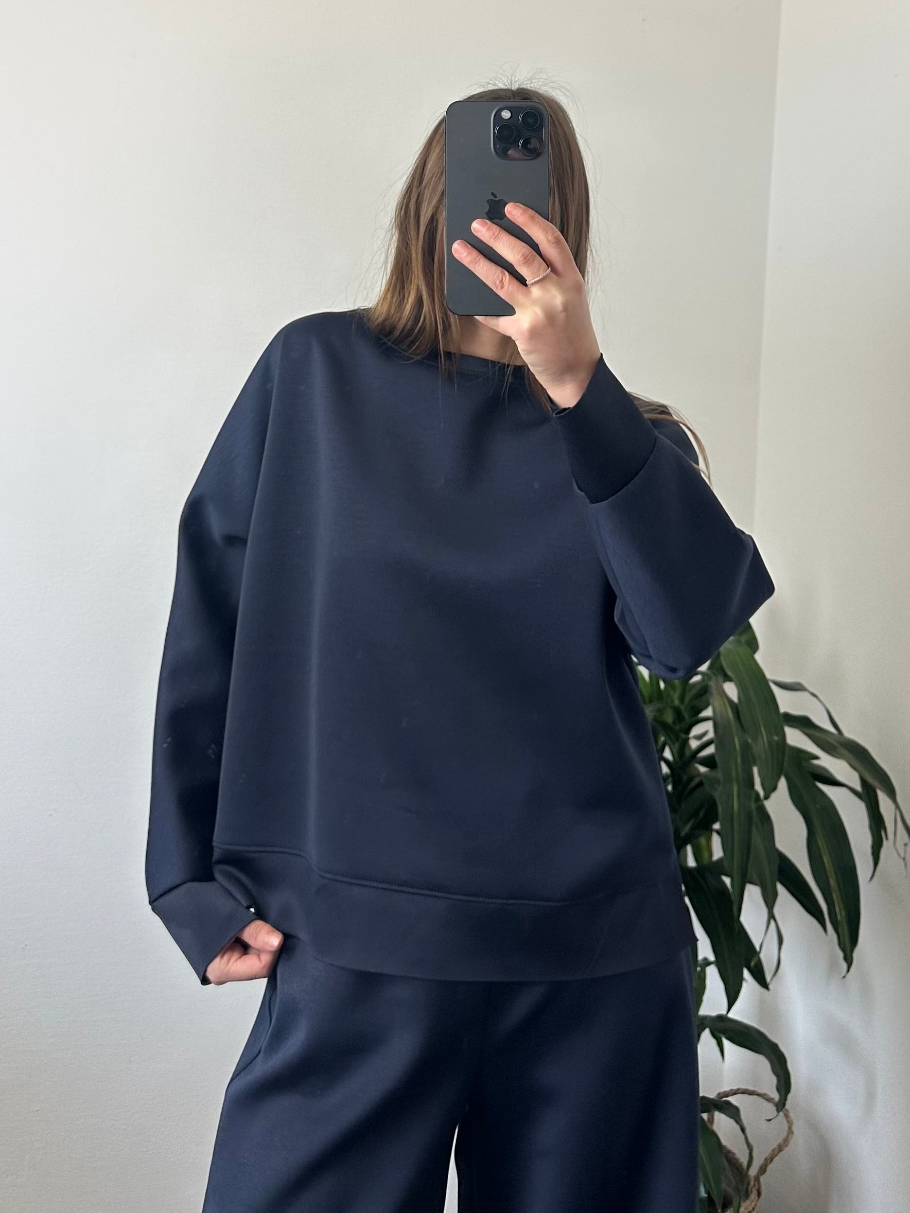 FELPA PUNTO MILANO BLU