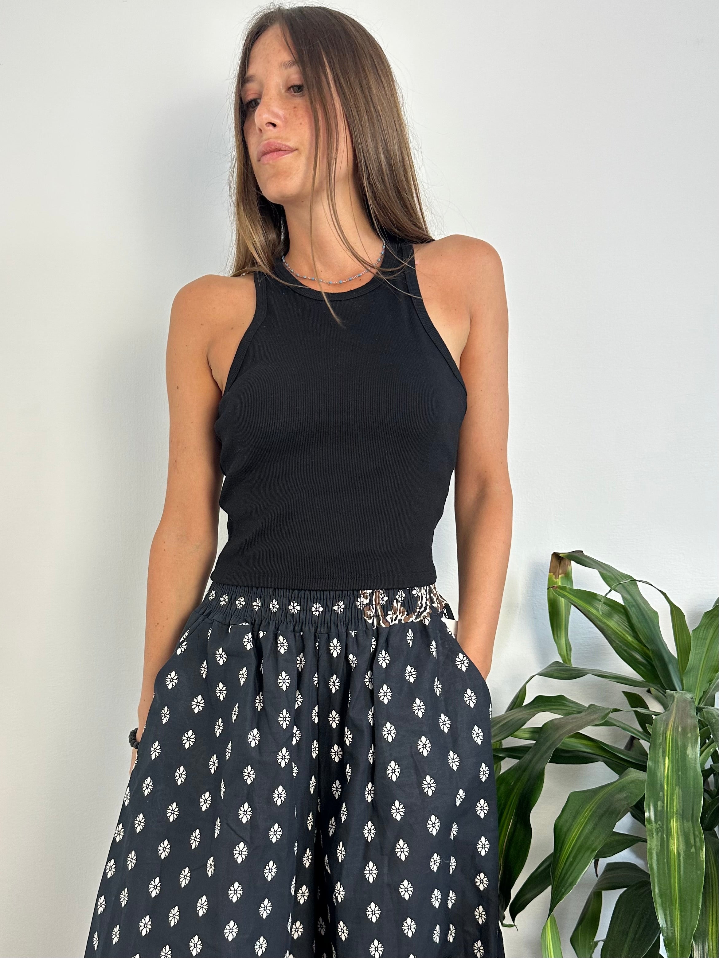 TOP COTONE NERO