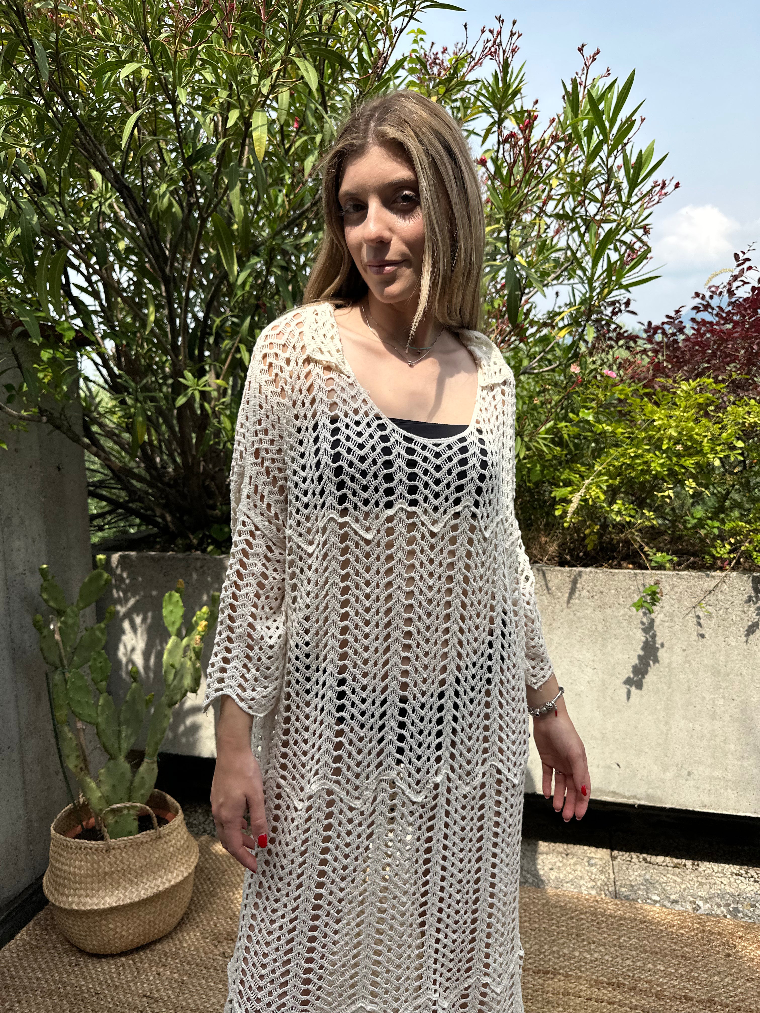 ABITO CROCHET TRAFORATO