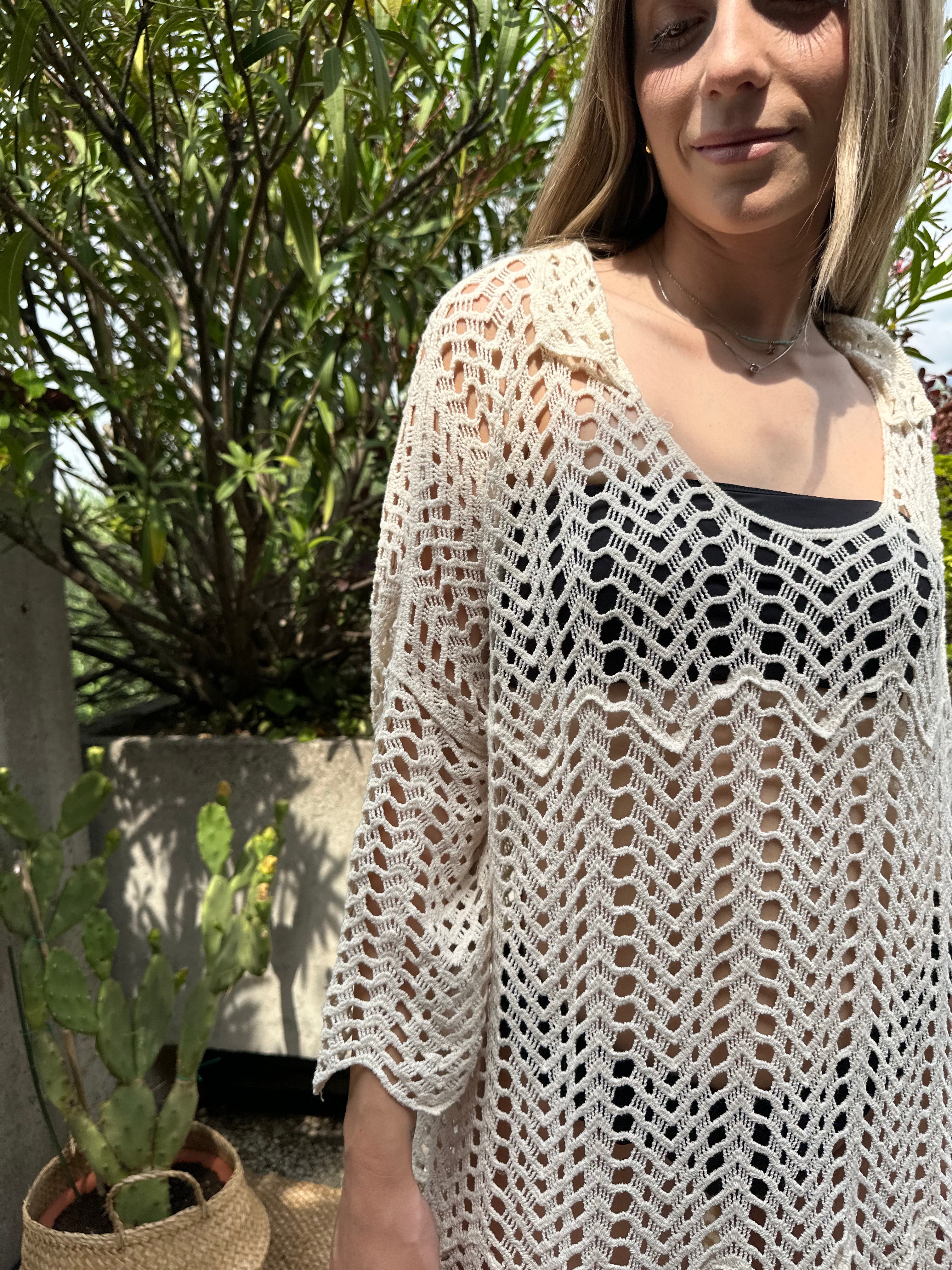 ABITO CROCHET TRAFORATO