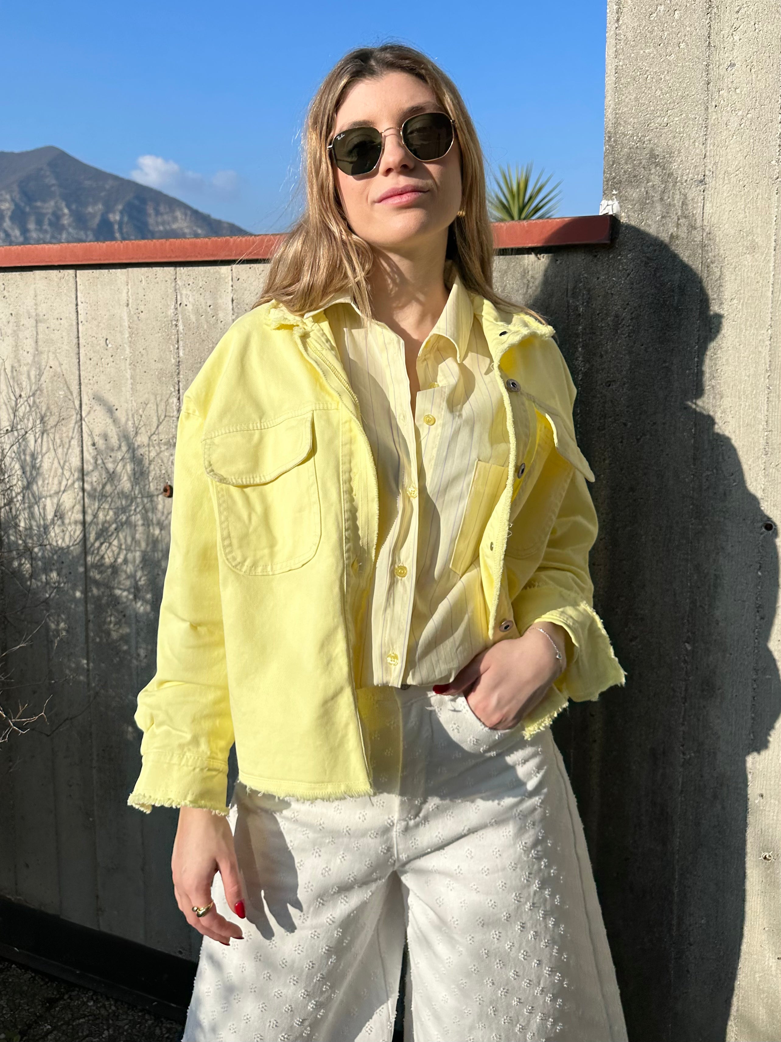 GIACCA COTONE GIALLA