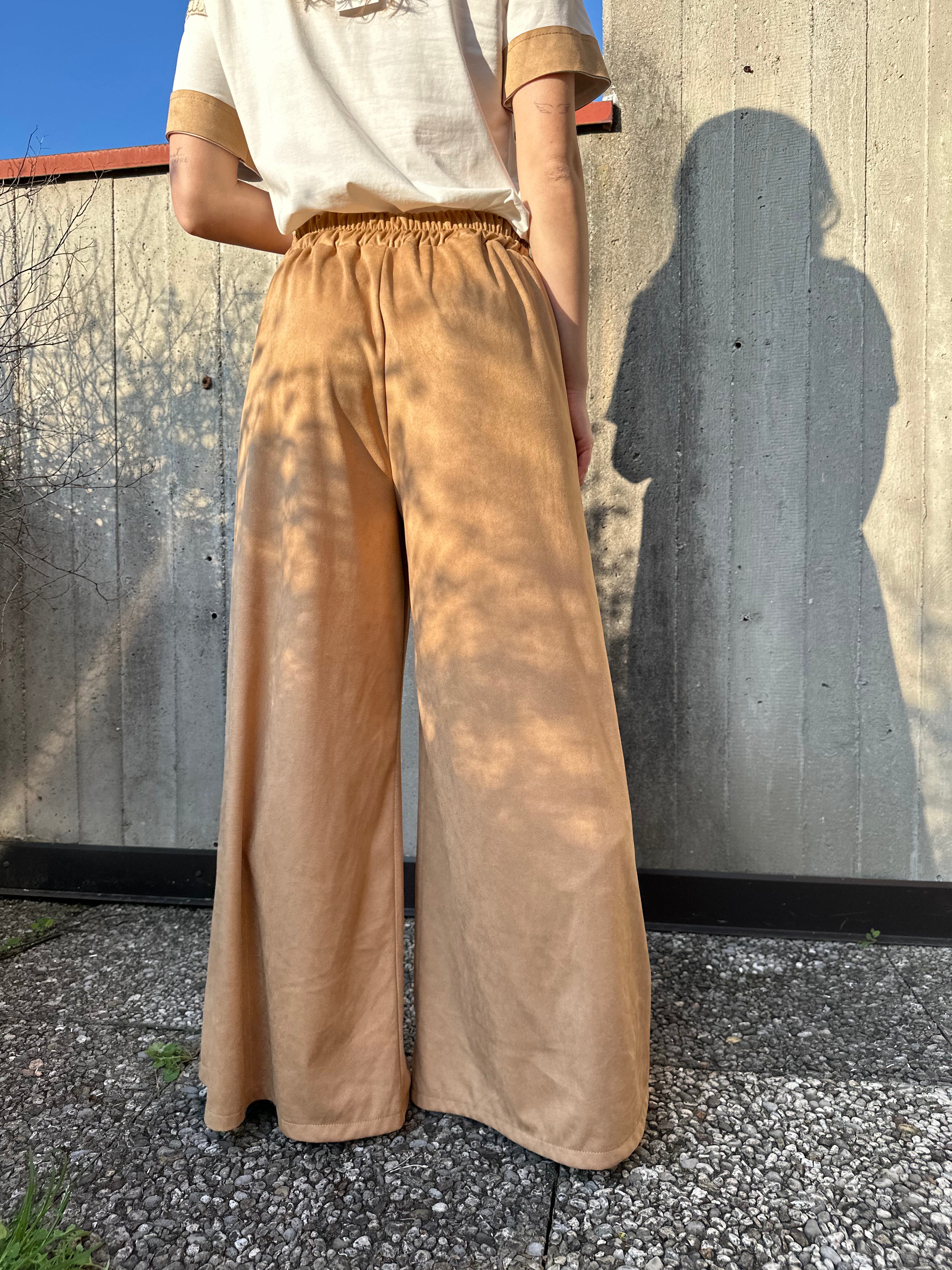 PANTALONE SCAMOSCIATO