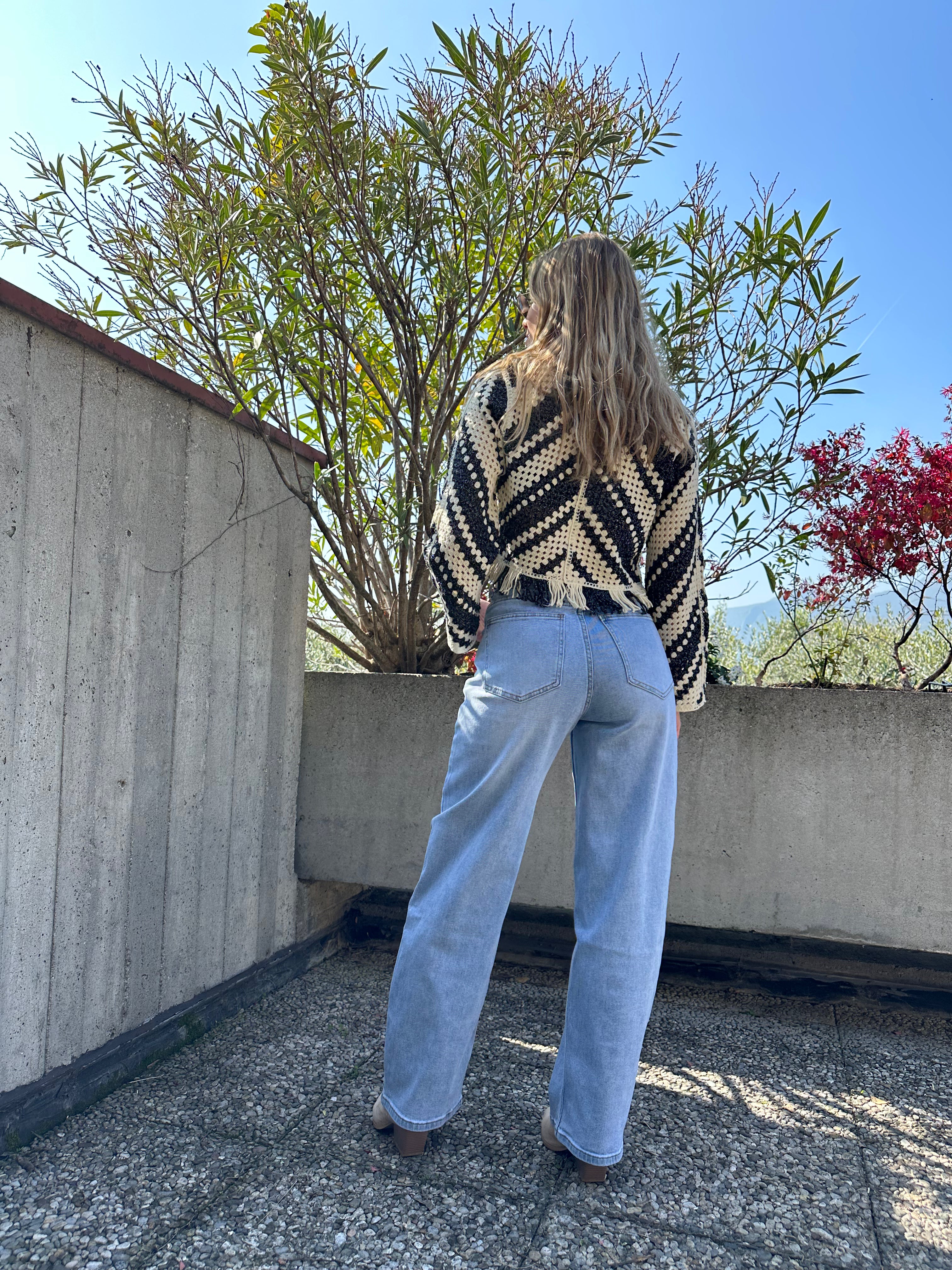 MAGLIA CROCHET LACCI