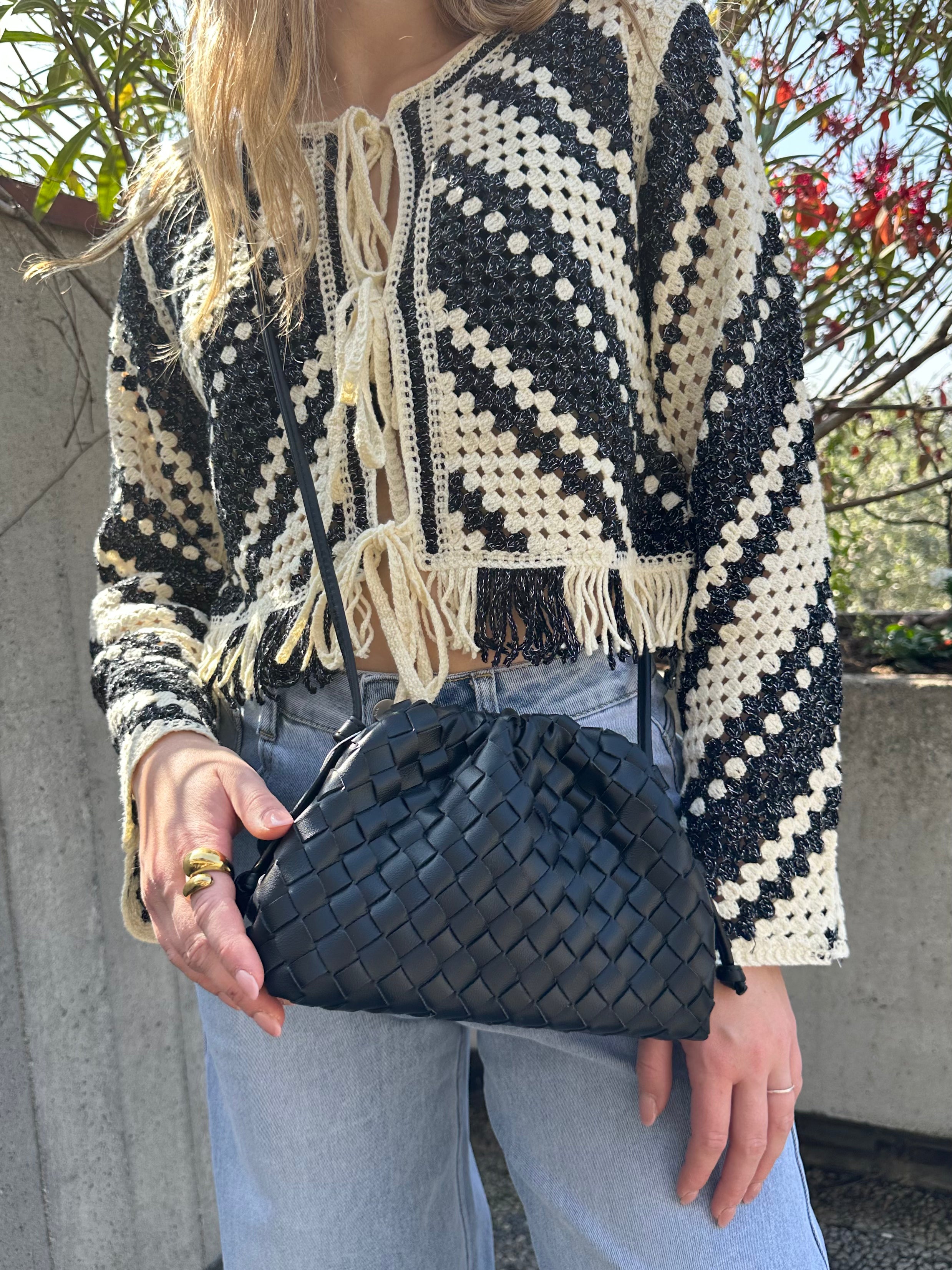 BORSA MINI POUCH ISIDORA NERA